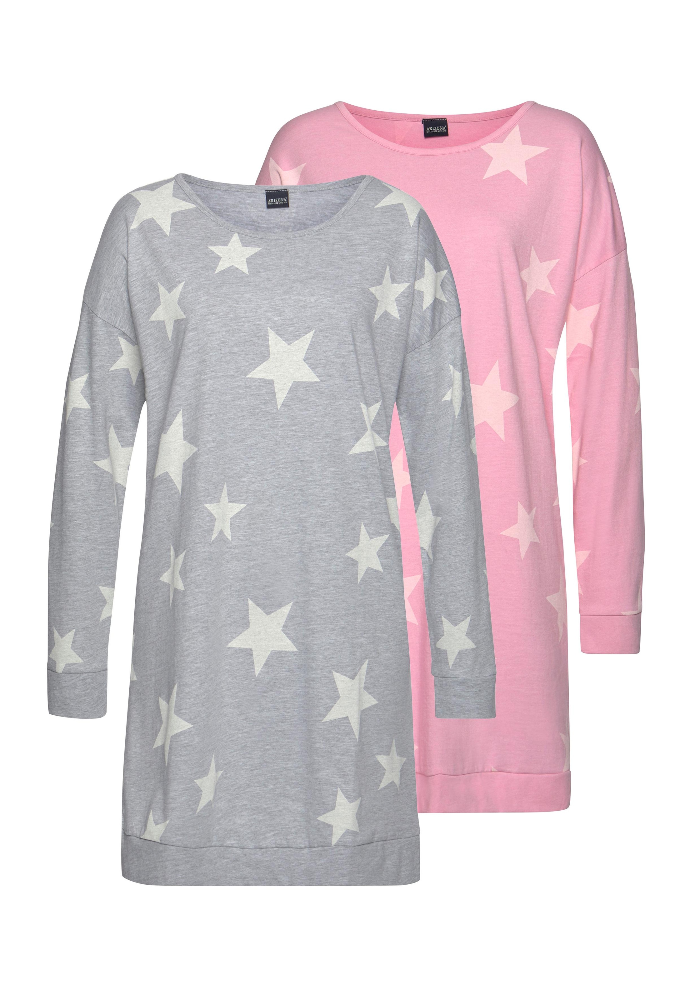 Arizona Nachthemd mit Sternendruck online kaufen | BAUR