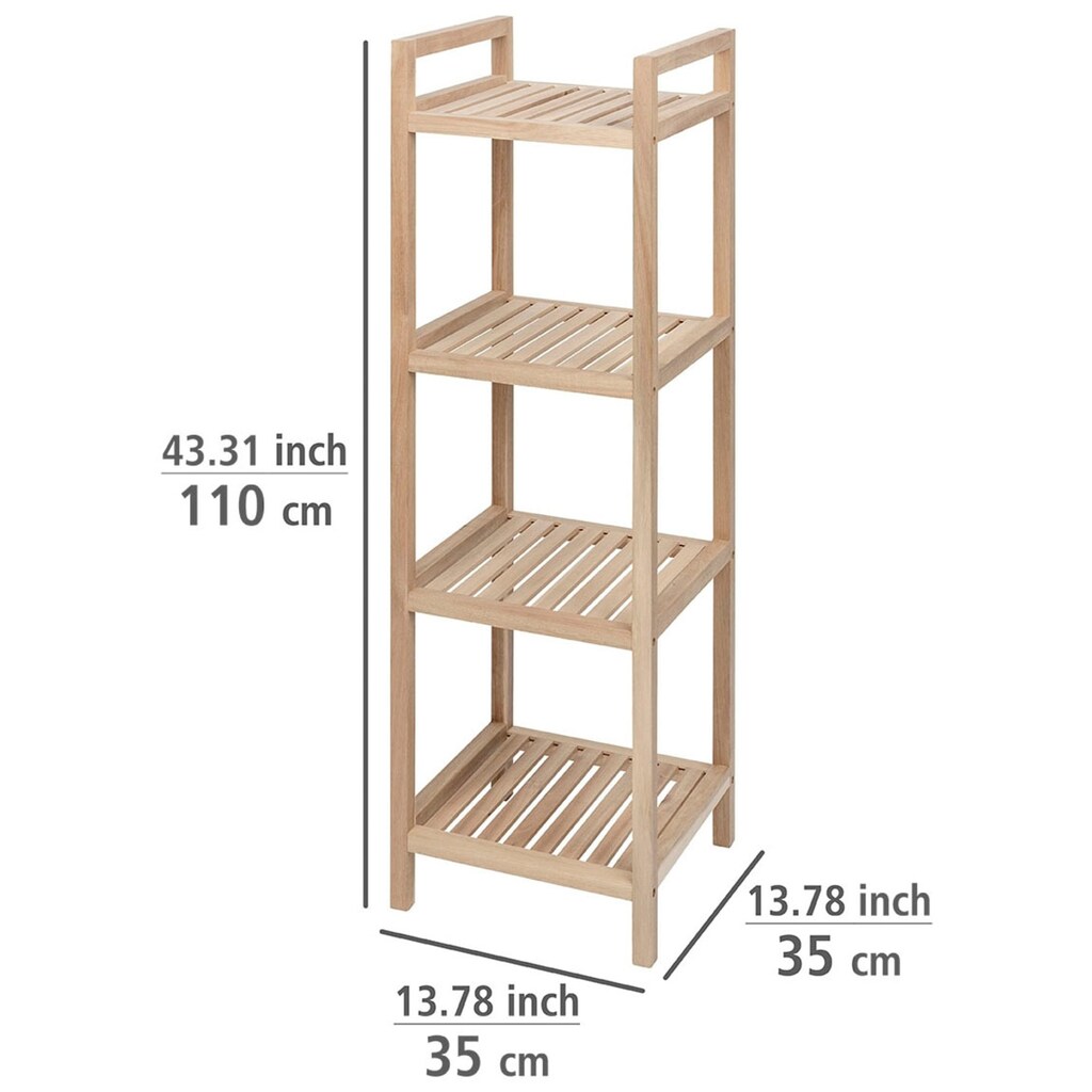 WENKO Ablageregal »Acina«, 4 Etagen