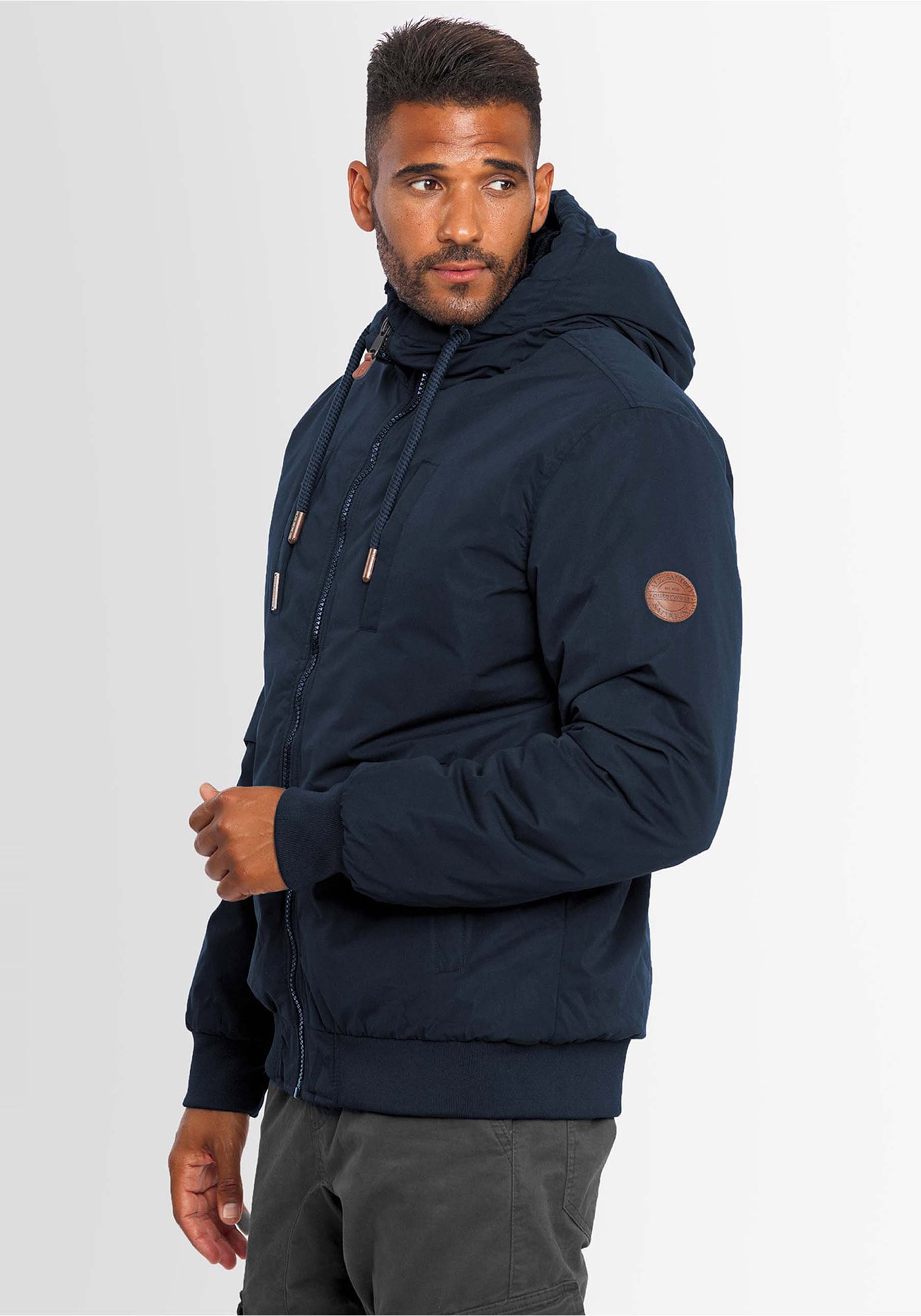 Alessandro Salvarini Winterjacke »ASWeighty« mit weichem Teddyfell innen