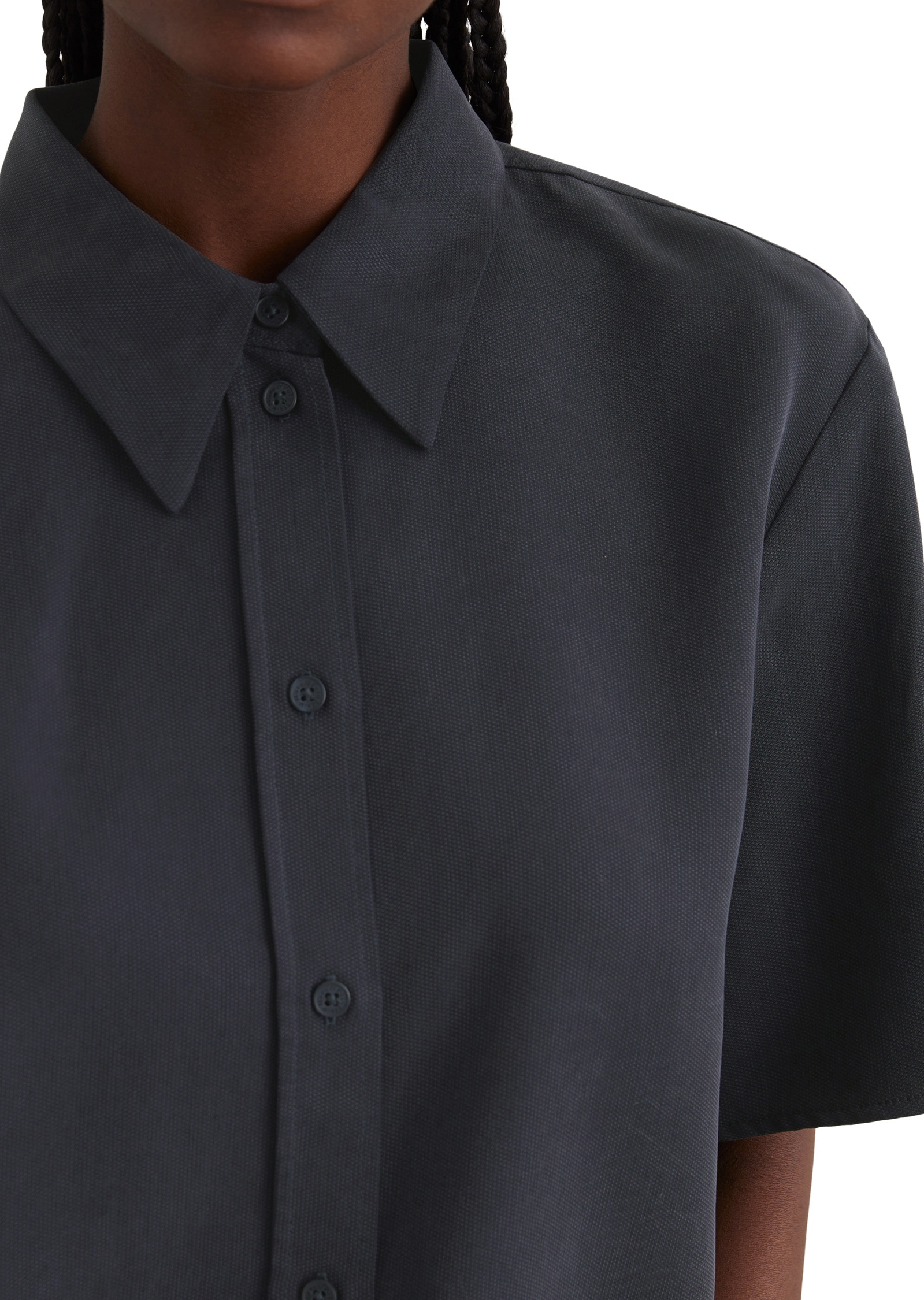 Marc O'Polo DENIM Kurzarmbluse »aus TENCEL™ Lyocell«