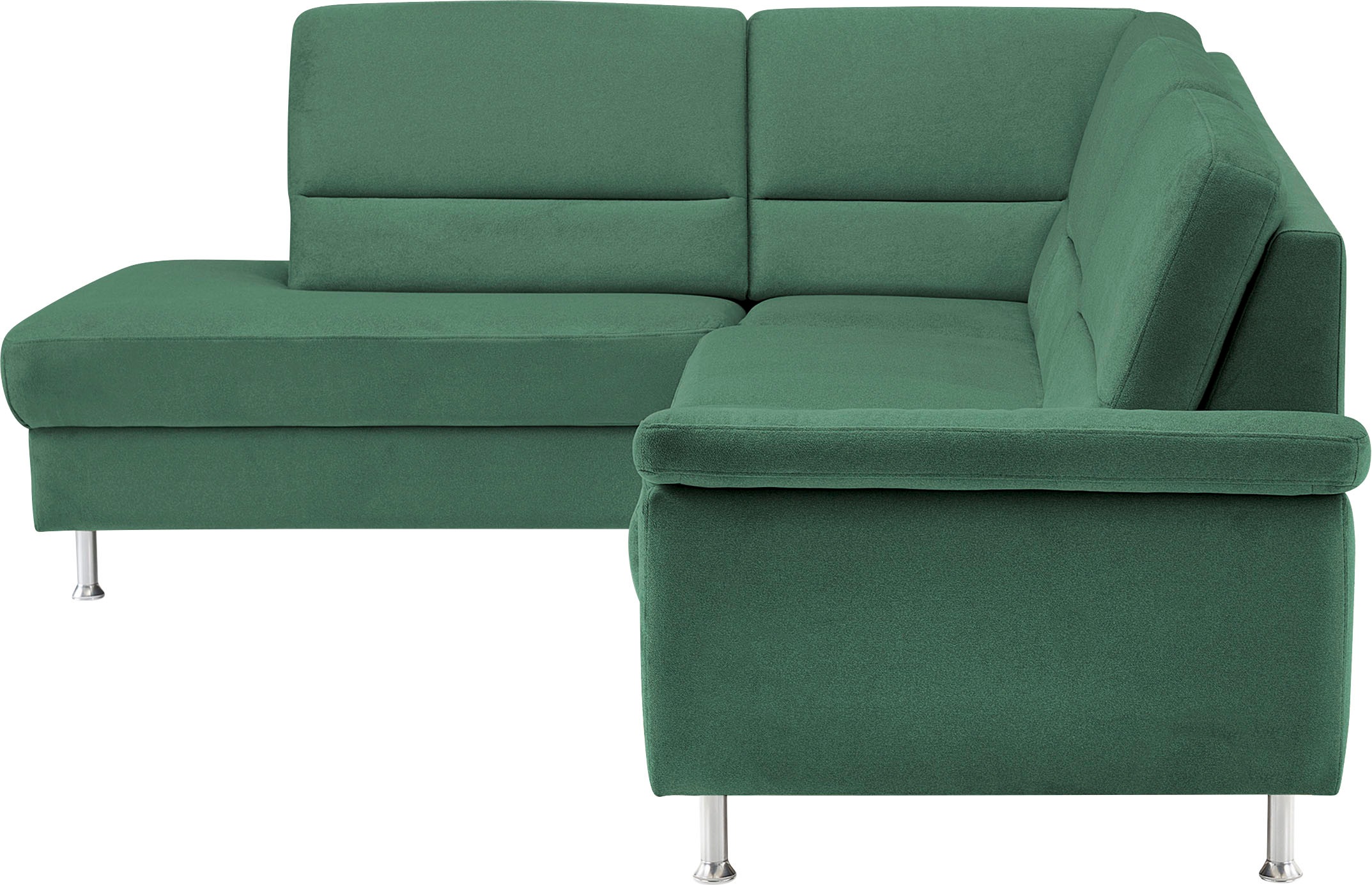 CALIZZA INTERIORS Ecksofa »Onyx L-Form«, Ottomane links oder rechts, wahlweise mit Bettfunktion, Breite 257 cm