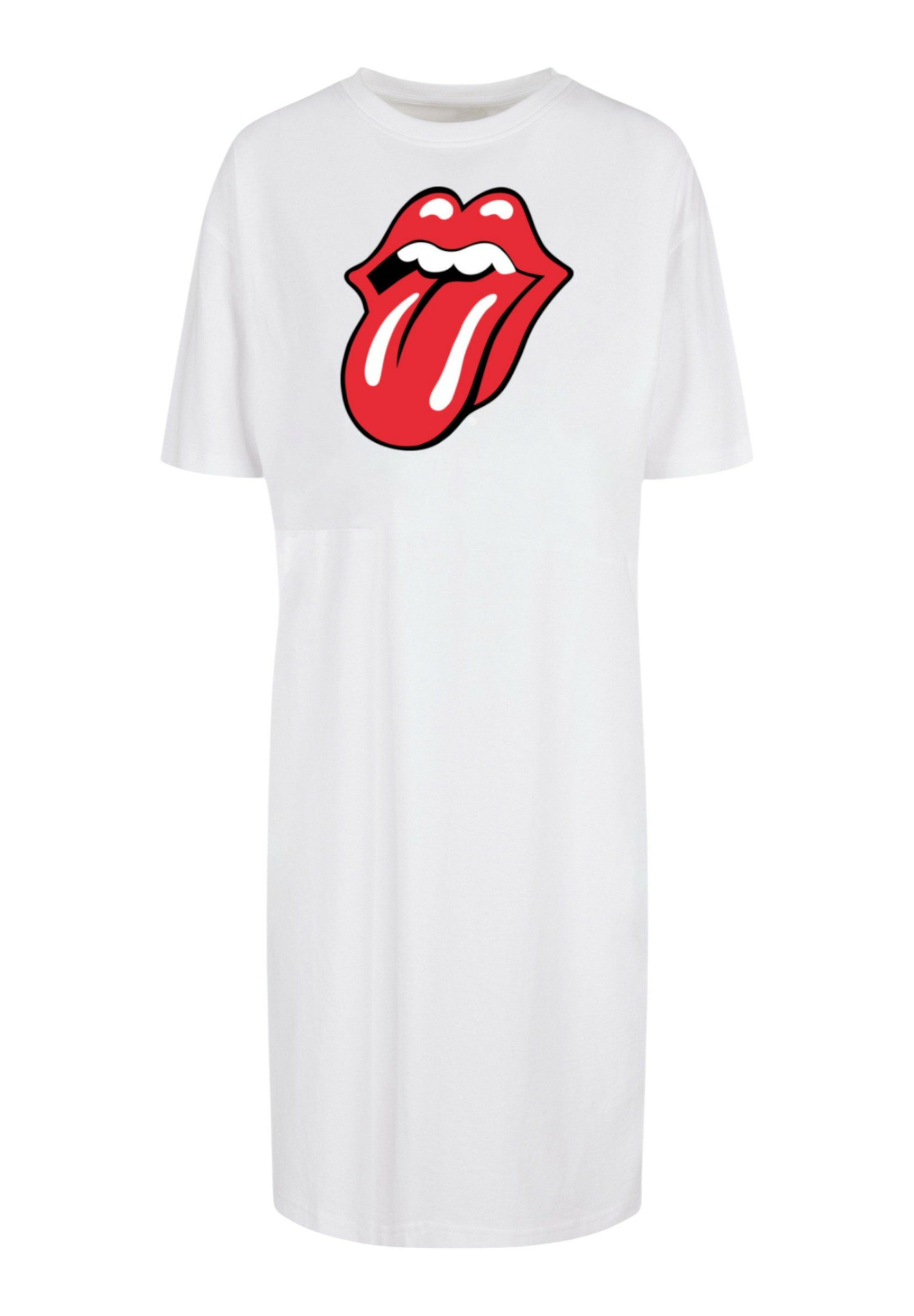 F4NT4STIC Shirtkleid "The Rolling Stones Zunge" Ohne Taschen Premium Qualit günstig online kaufen