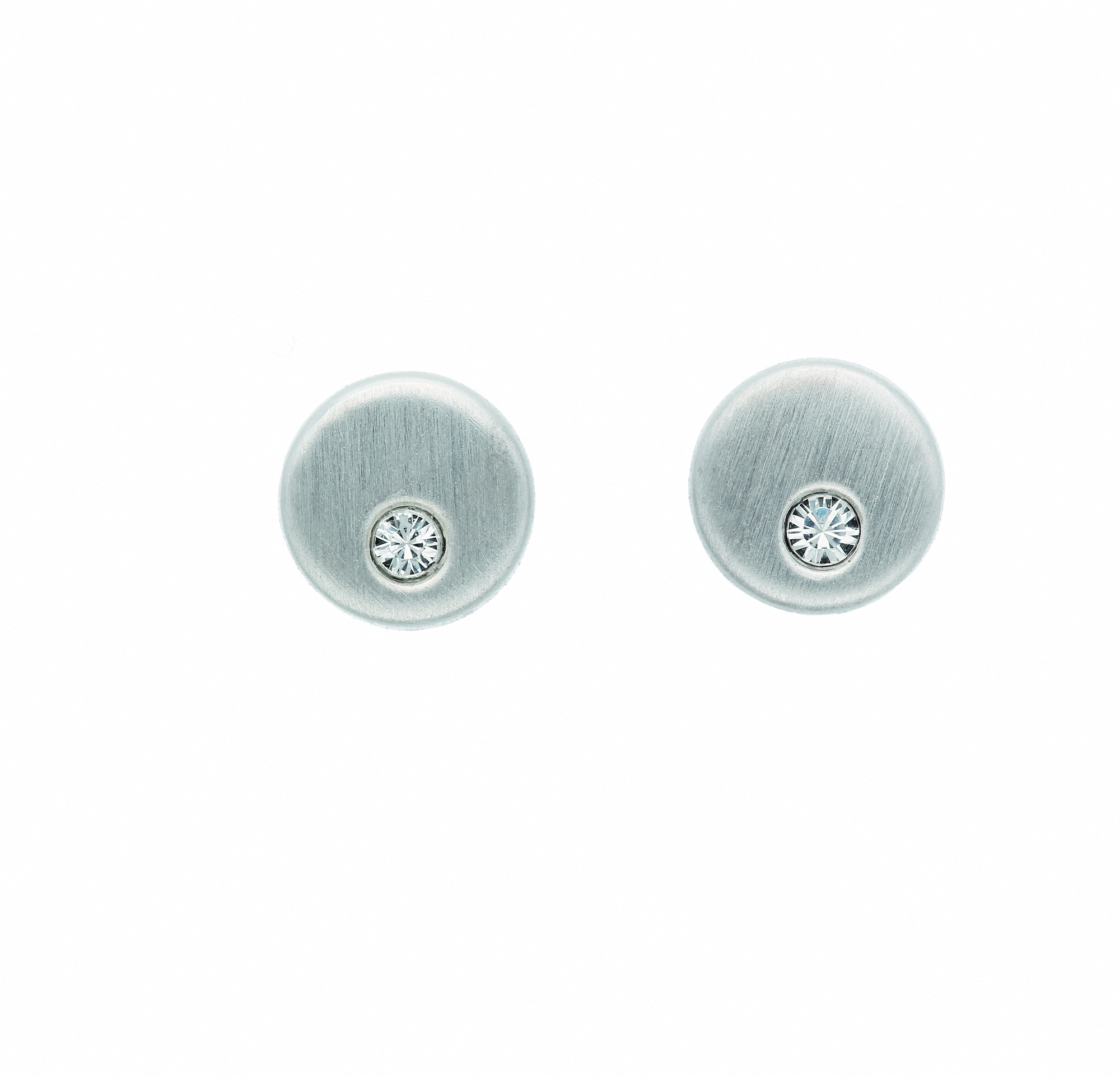 Paar Ohrhänger »1 Paar 925 Silber Ohrringe / Ohrstecker mit Glasstein Ø 5,4 mm«, mit...