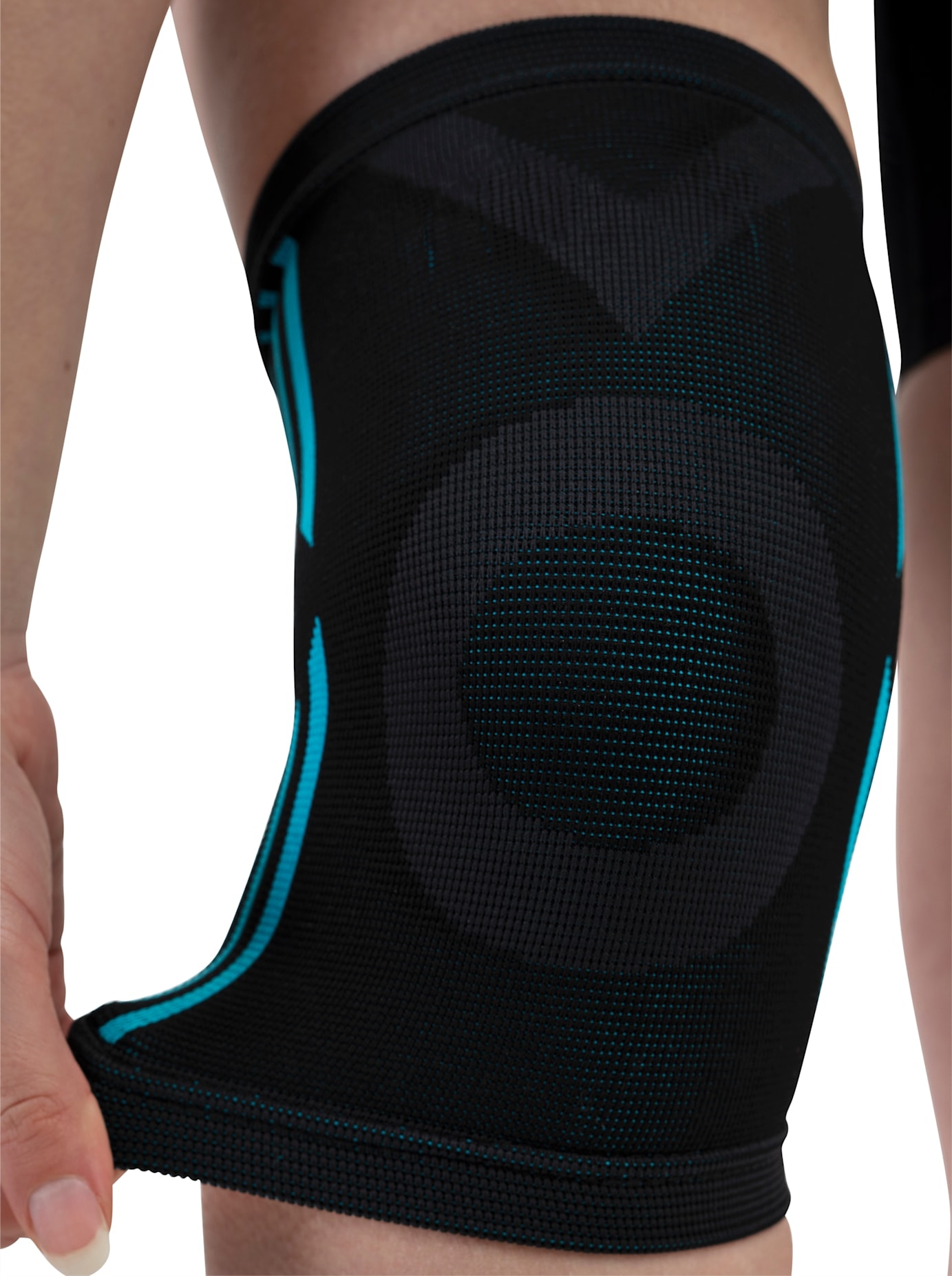 Kniebandage, 2, schwarz, Bandagen