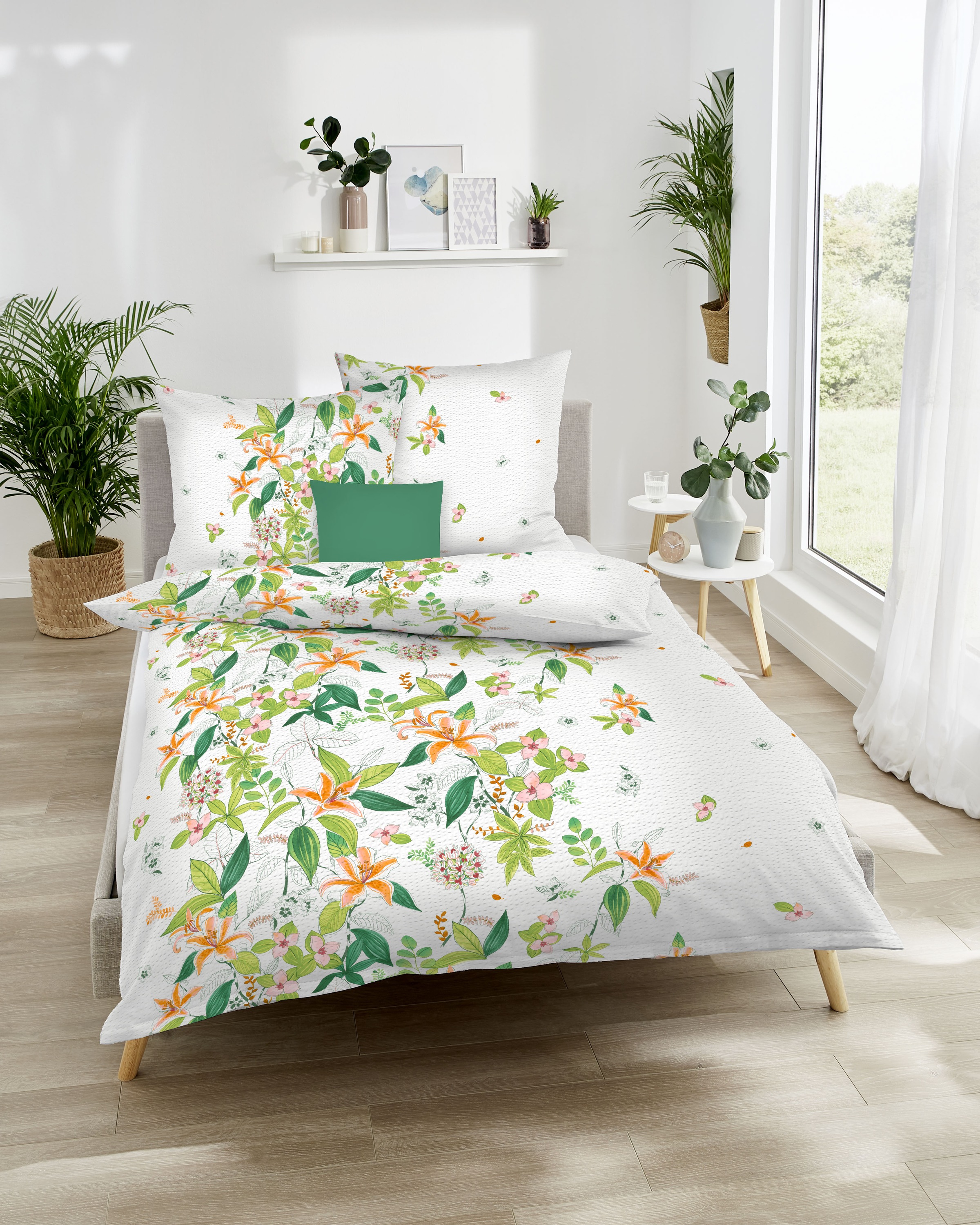 Kaeppel Bettwäsche "Dschungellilien" 2 Stk. günstig online kaufen