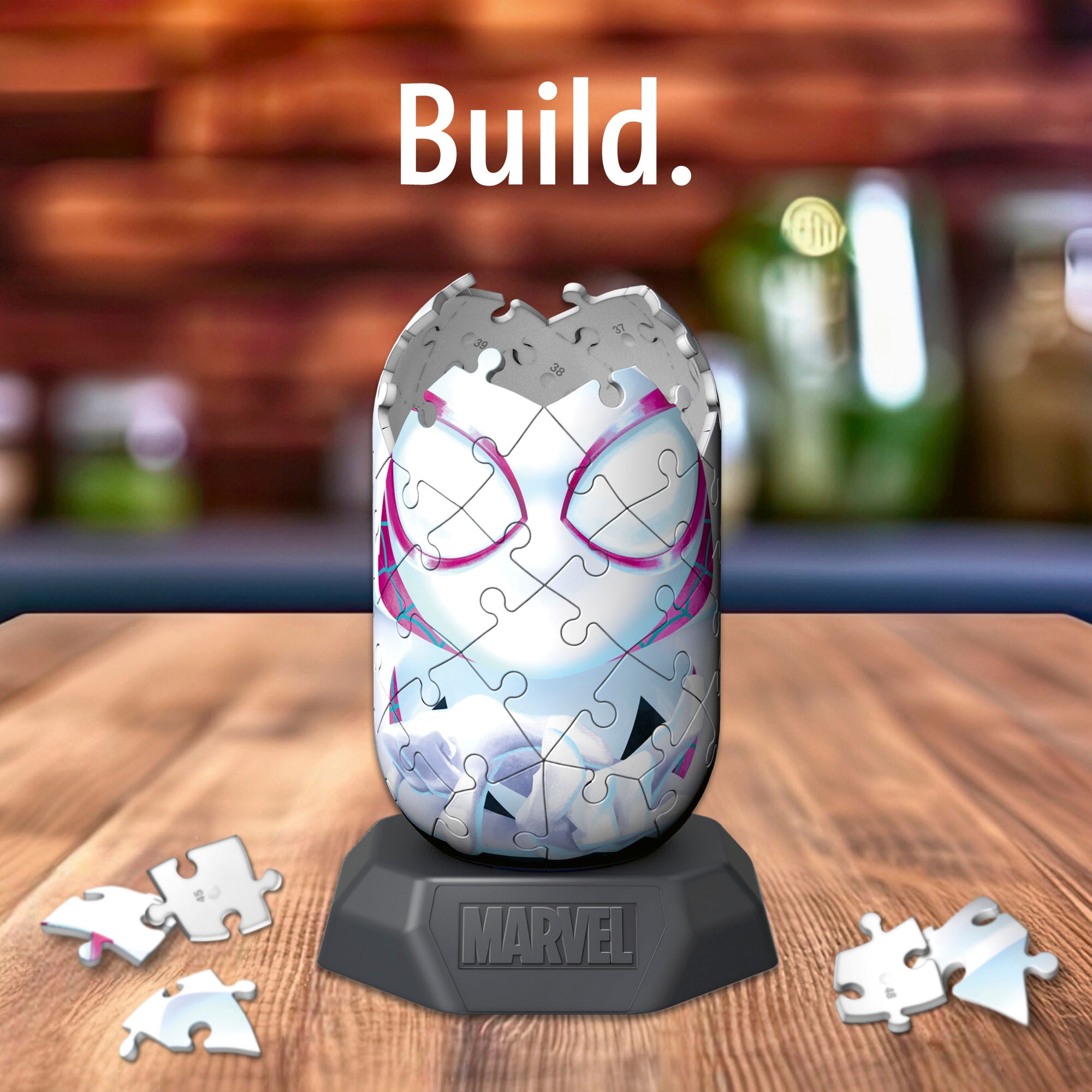 Ravensburger 3D-Puzzle »Marvel Heroes, Hylkies Sammelfigur #10 Ghost Spider«, Made in Europe