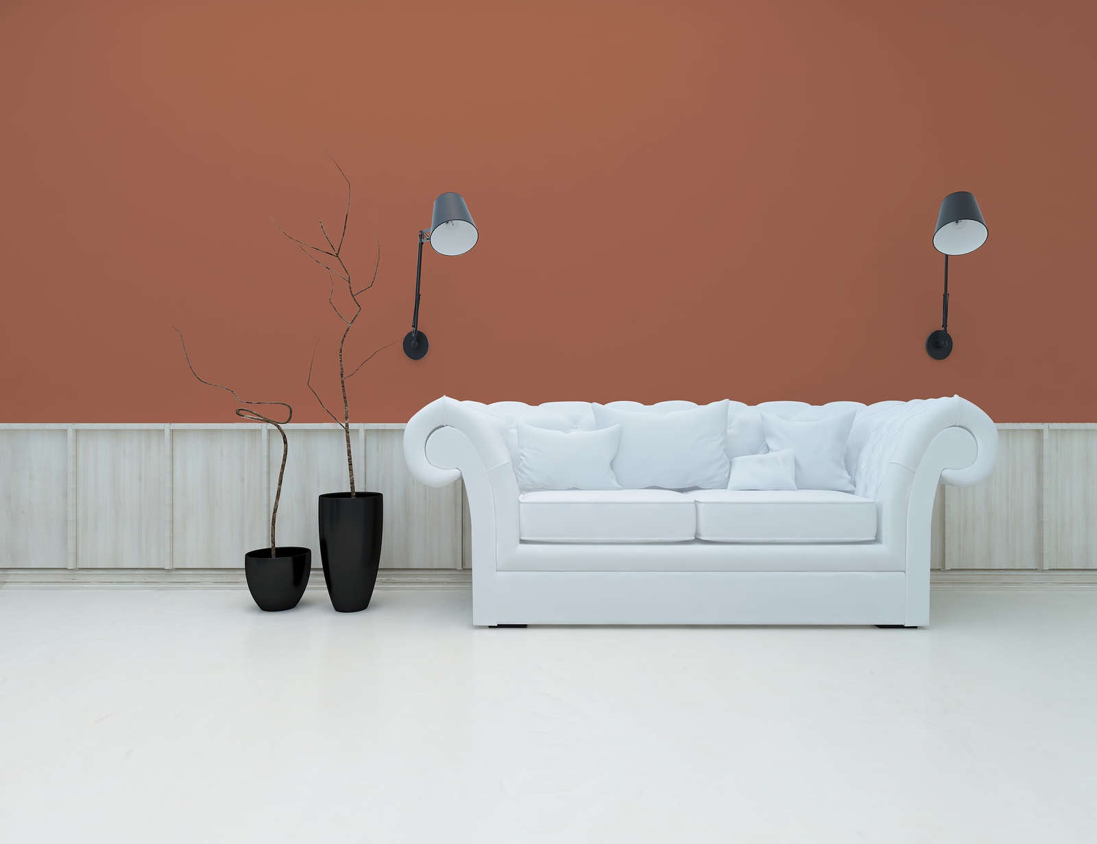 A.S. Création Wandfarbe »Premium Innenwandfarbe PURO Tuchmatt dusty orange« ideal für Wohnzimmer, Schlafzimmer, Flur und Küche, Farbwelt Orange