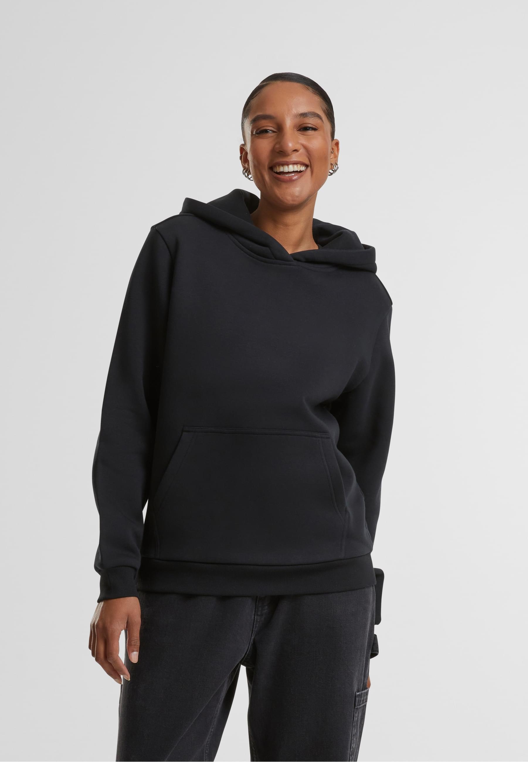 URBAN CLASSICS Kapuzenpullover »Urban Classics Ladies Fluffy Hoody«, (1 tlg.)