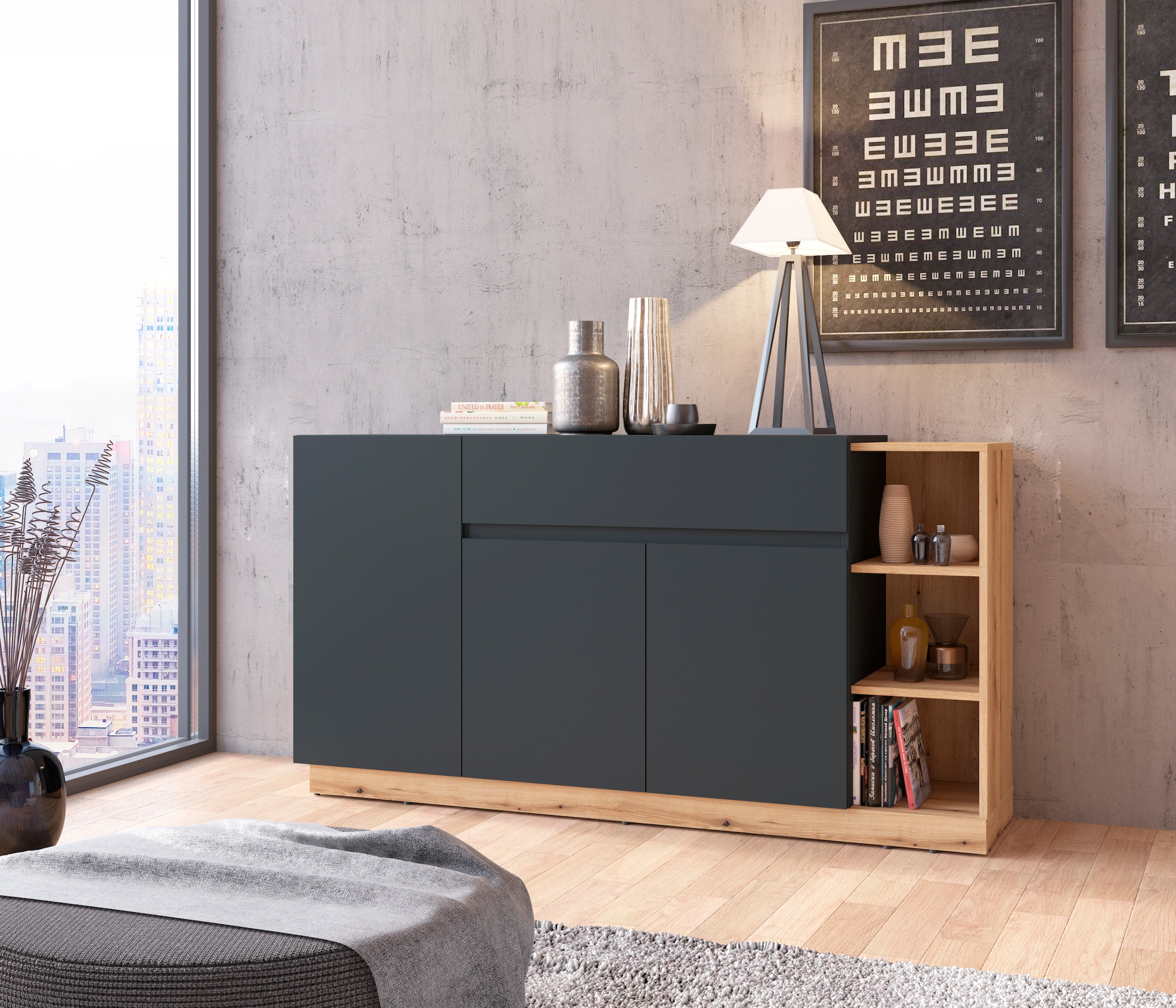 OTTO home Kommode "Bristol" Breite ca. 163 cm günstig online kaufen