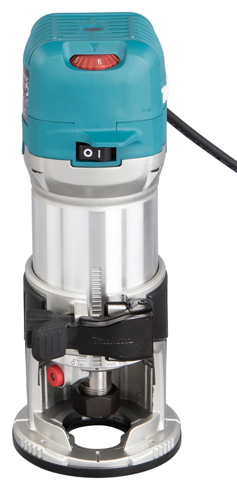 Makita Fräse »Multifunktionsfräse »RT0702CX2J« im Makita Makpac Koffer Gr.4«, (vielseitig einsetzbare Multifunktionsfräse), 710 W, 6/8 mm, Leerlaufdrehzahl; 10000 - 34000 min⁻¹