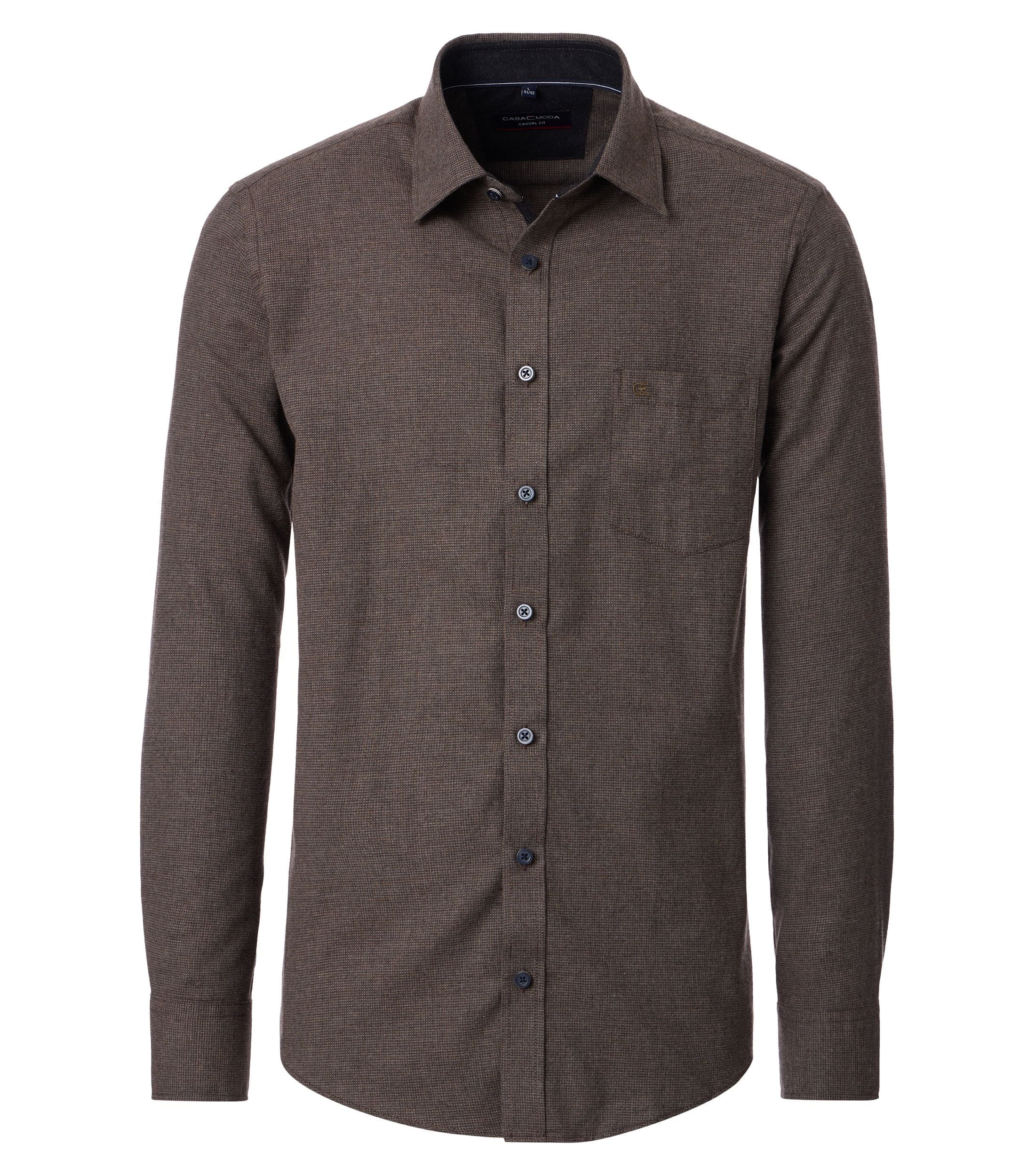 CASAMODA Langarmhemd "CASAMODA Freizeithemd uni" günstig online kaufen