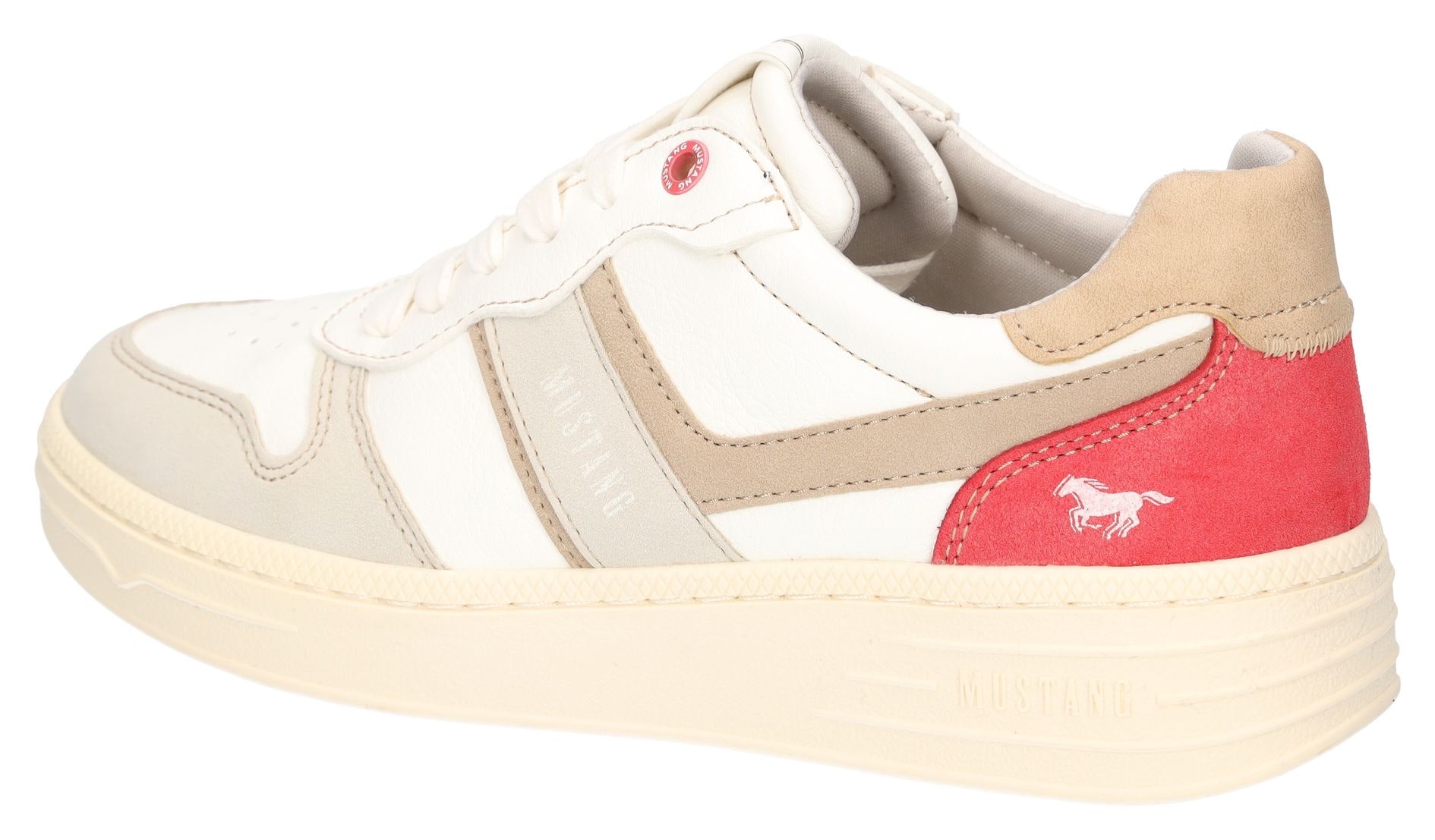 Mustang Shoes Sneaker, Retro Sneaker, Schnürschuh in schöner Farbkombination