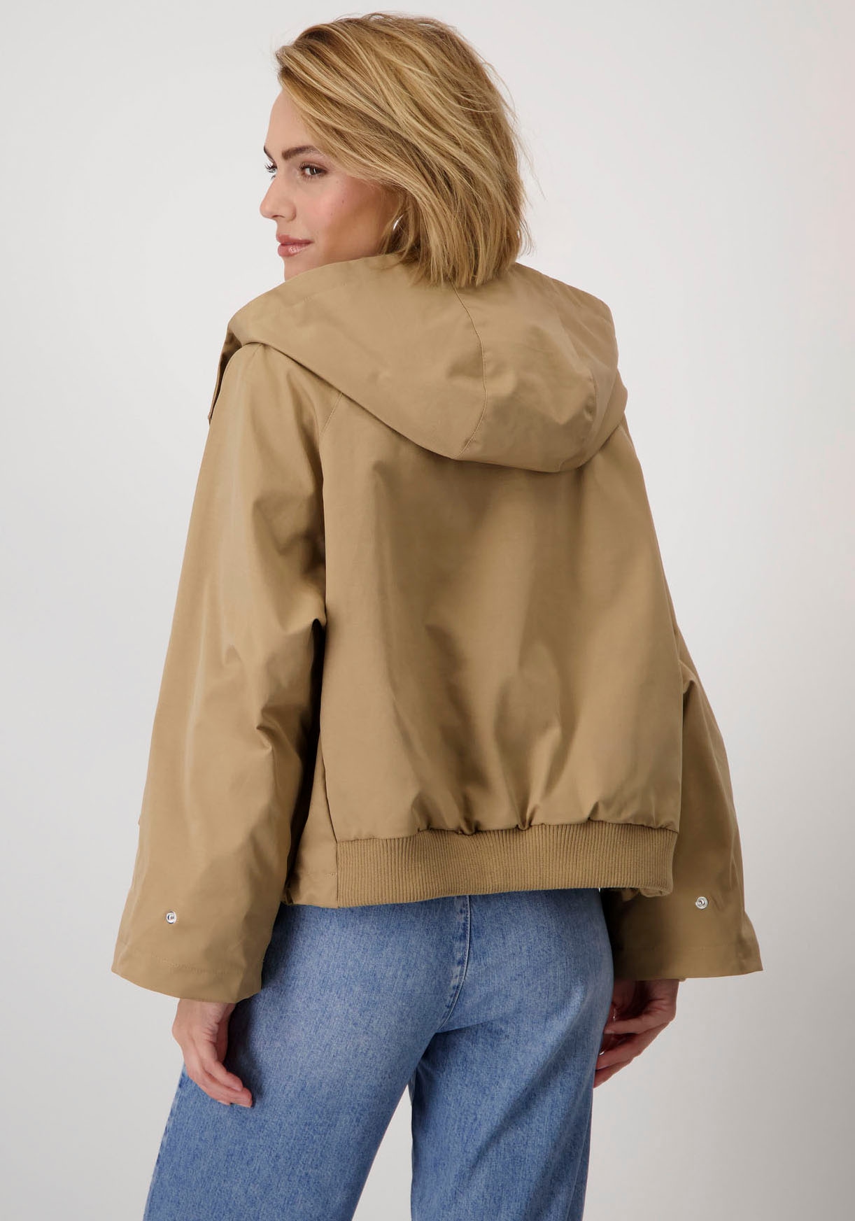 Monari Kurzjacke, mit Kapuze, mit Kapuze