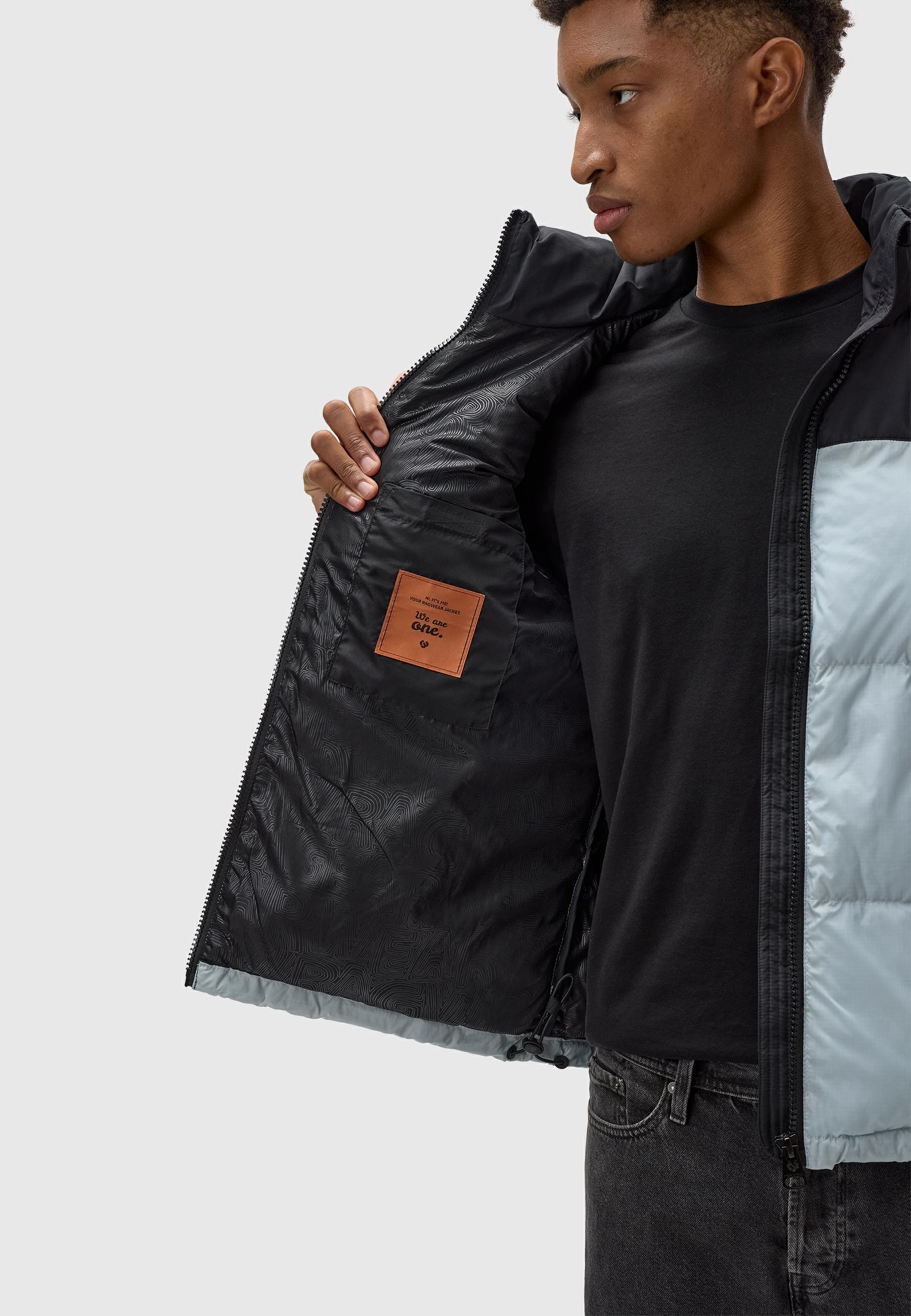 Ragwear Outdoorjacke »Stafen«, ohne Kapuze, Wasserdichte Herren Winterjacke im Retro-Look