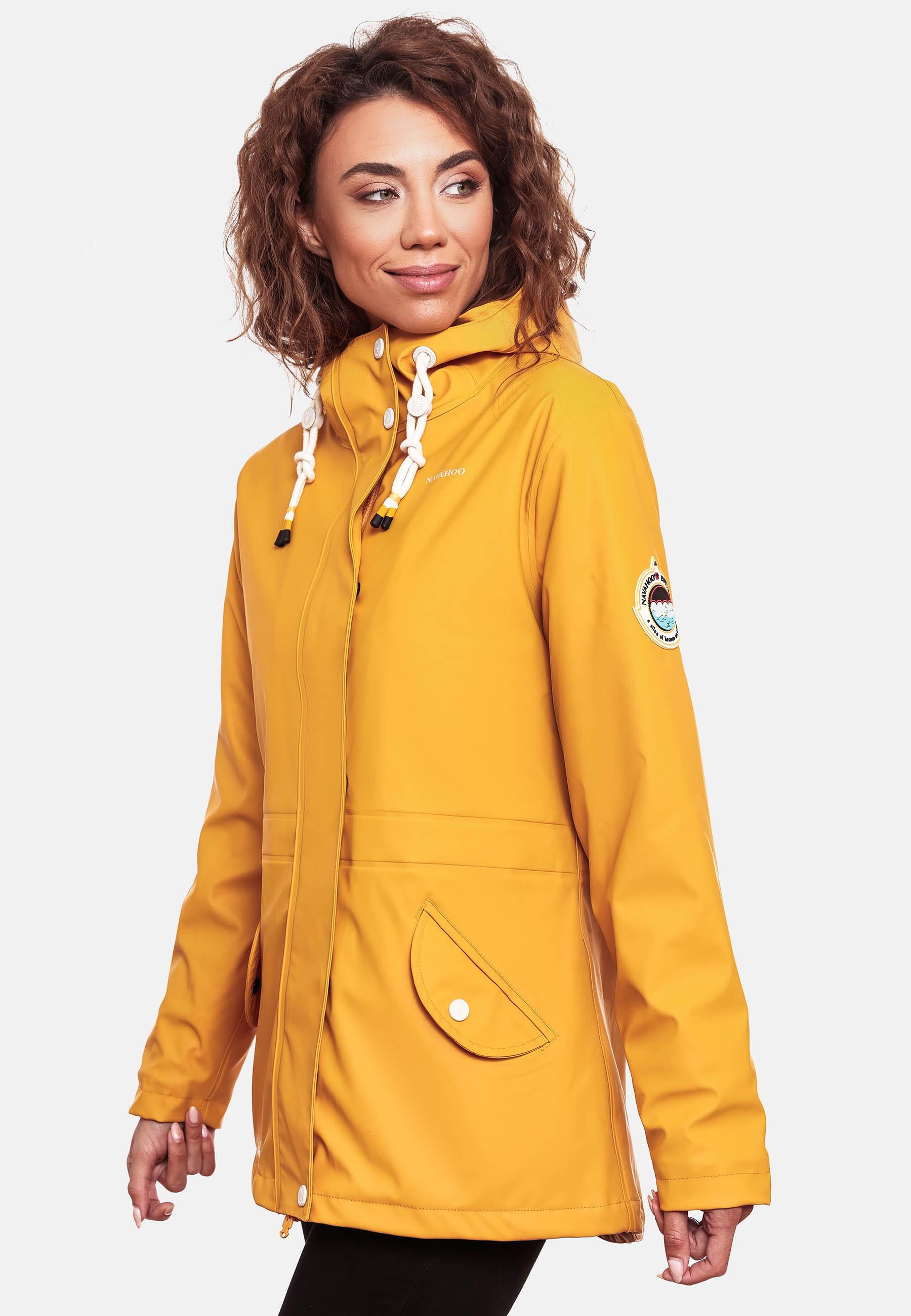 Navahoo Regenjacke »Oceans Heart«, mit Kapuze, stylischer wasserdichter Regenmantel mit Kapuze