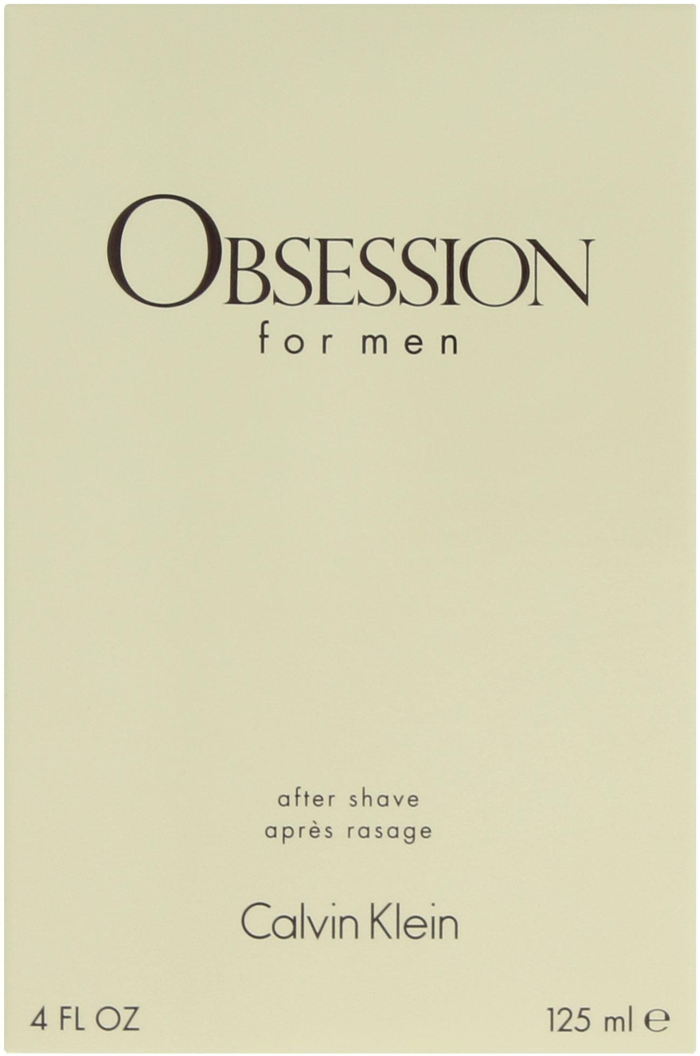 Calvin Klein After-Shave »Obsession For Men«, Orientalisch-holzige Note mit Bergamotte, Jasmin und Sandelholz.