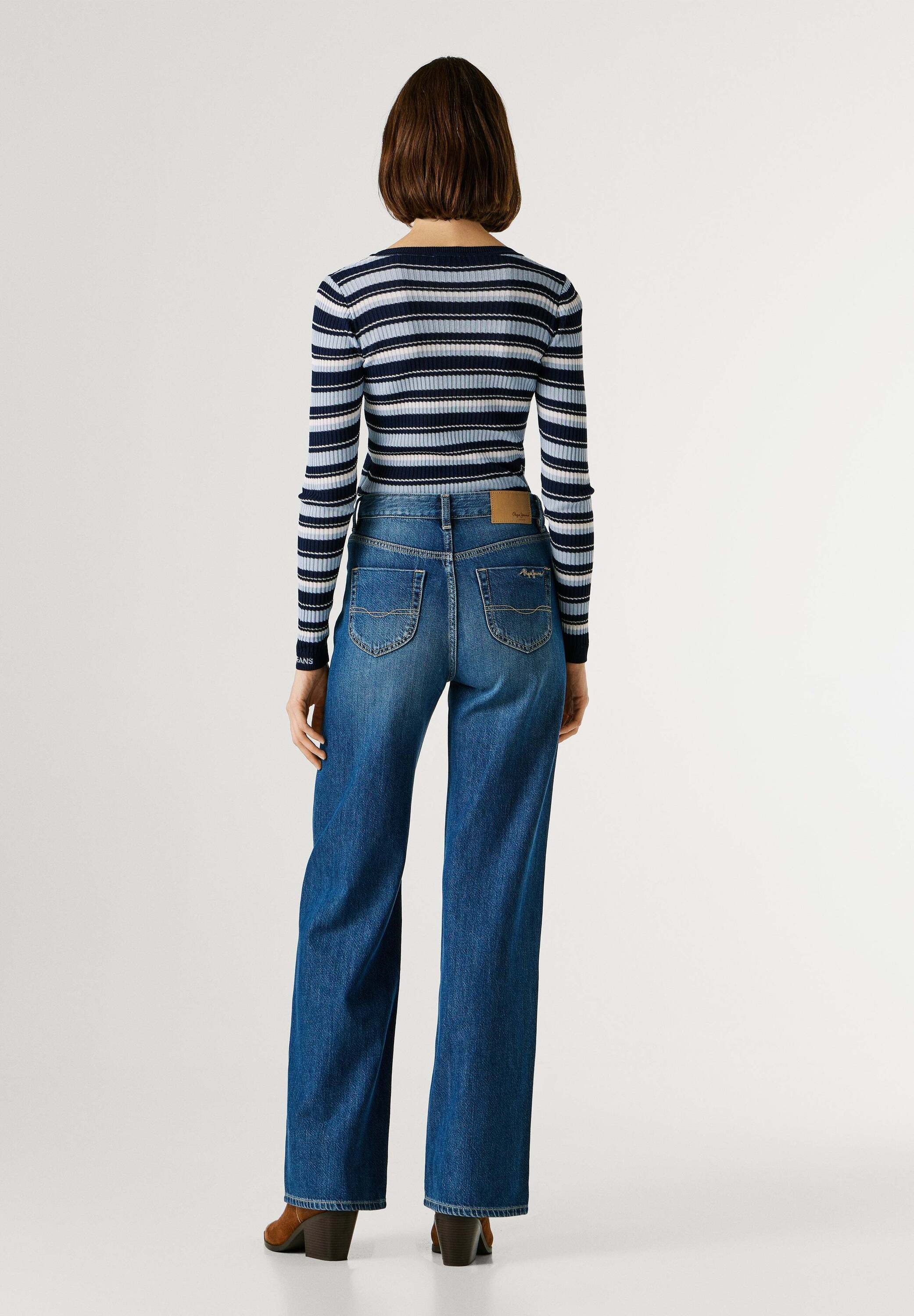 Pepe Jeans Straight-Jeans »straight leg jeans STRAIGHT JEANS UHW LEXA«