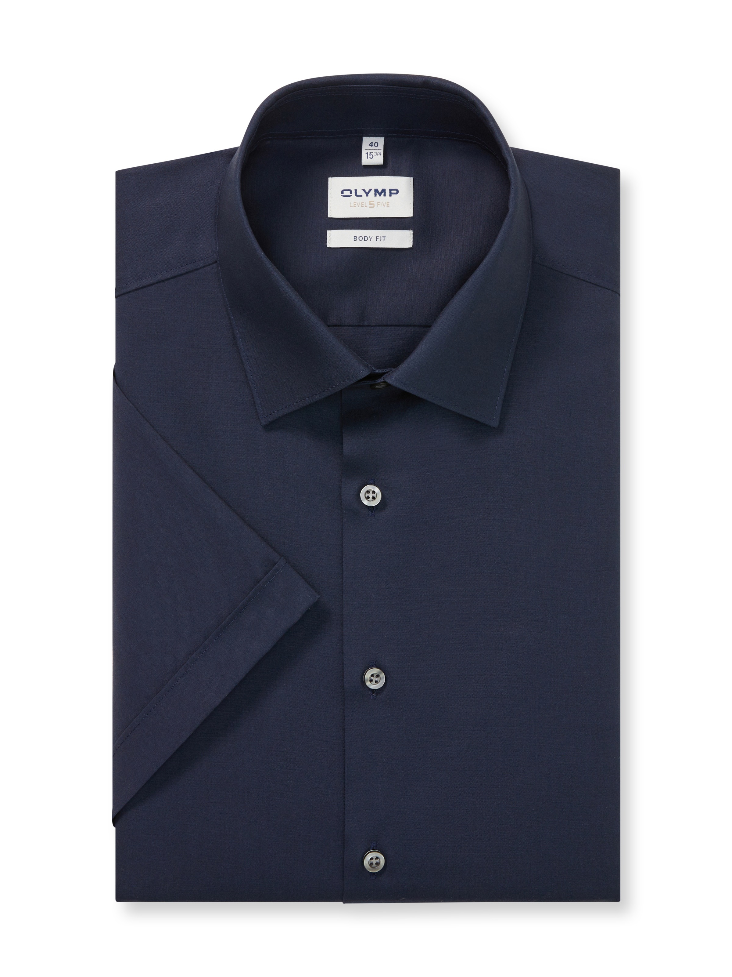 OLYMP Kurzarmhemd "Level Five body fit" klassisch, unifarben günstig online kaufen