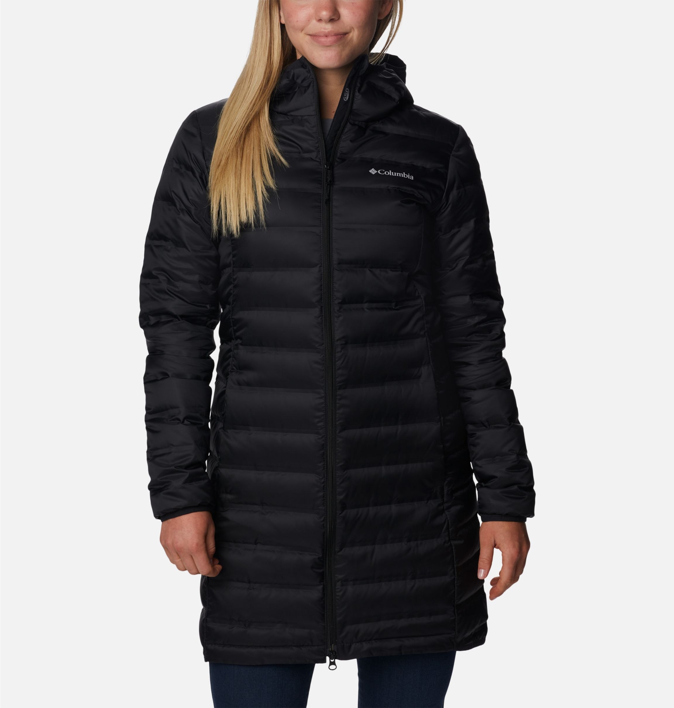 Columbia Daunenmantel "Lake 22 II Down Long Hooded Jacket" wasserabweisend, windabweisend, wärmeisolierende Daunenfüllung