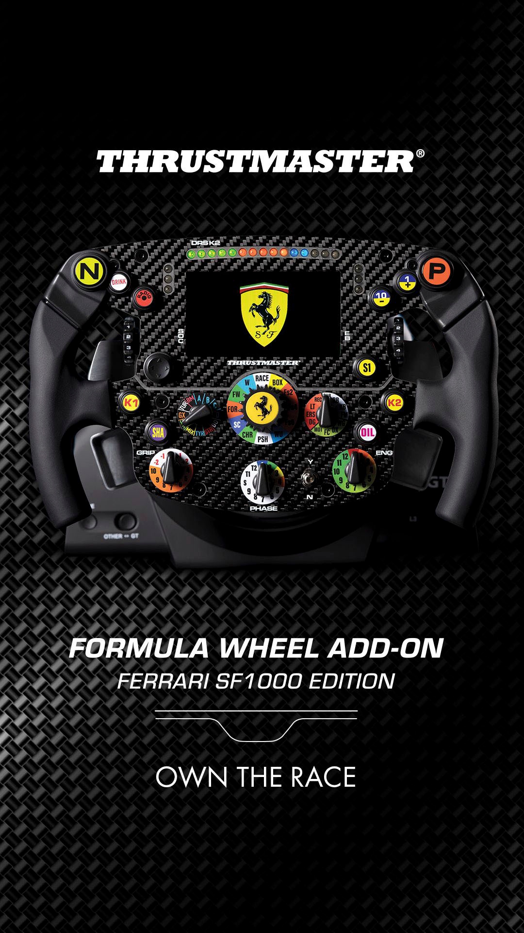 Thrustmaster Gaming-Lenkrad »Formula Wheel AddOn Ferrari SF1000 