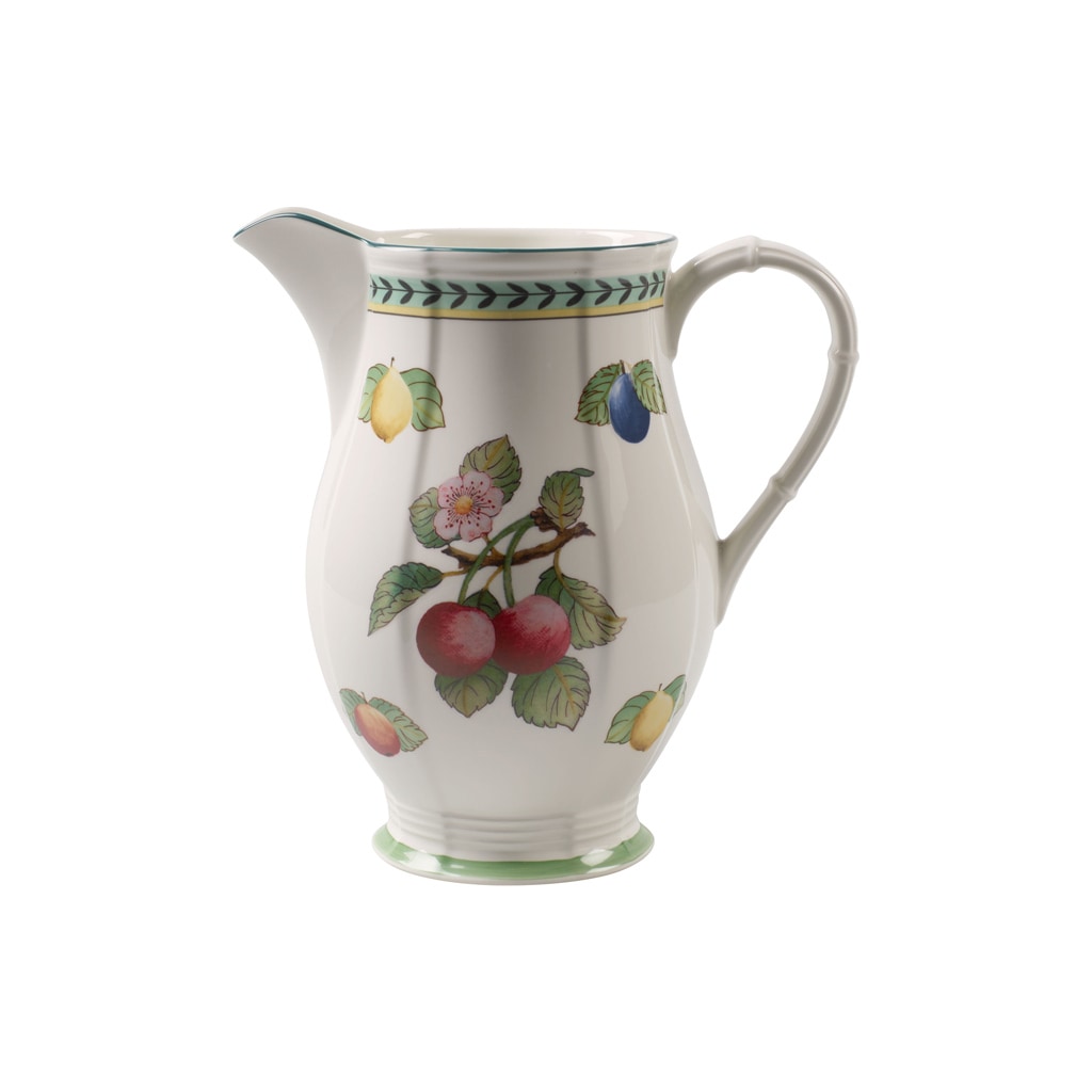 VILLEROY & BOCH Wasserkrug "Krug French Garden Fleurence 1,9 l bunt", bunt, Karaffen