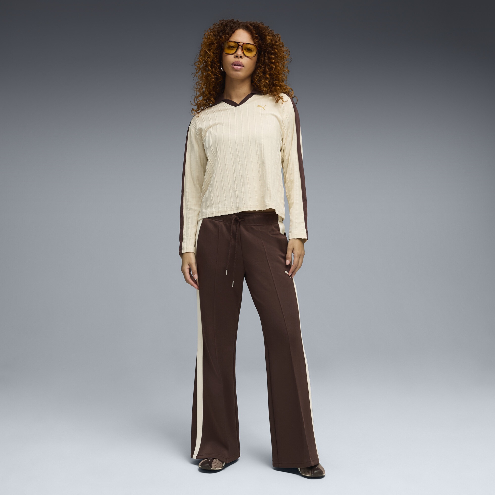 PUMA Poloshirt »T7 Relaxed Langarm-Polo Damen«