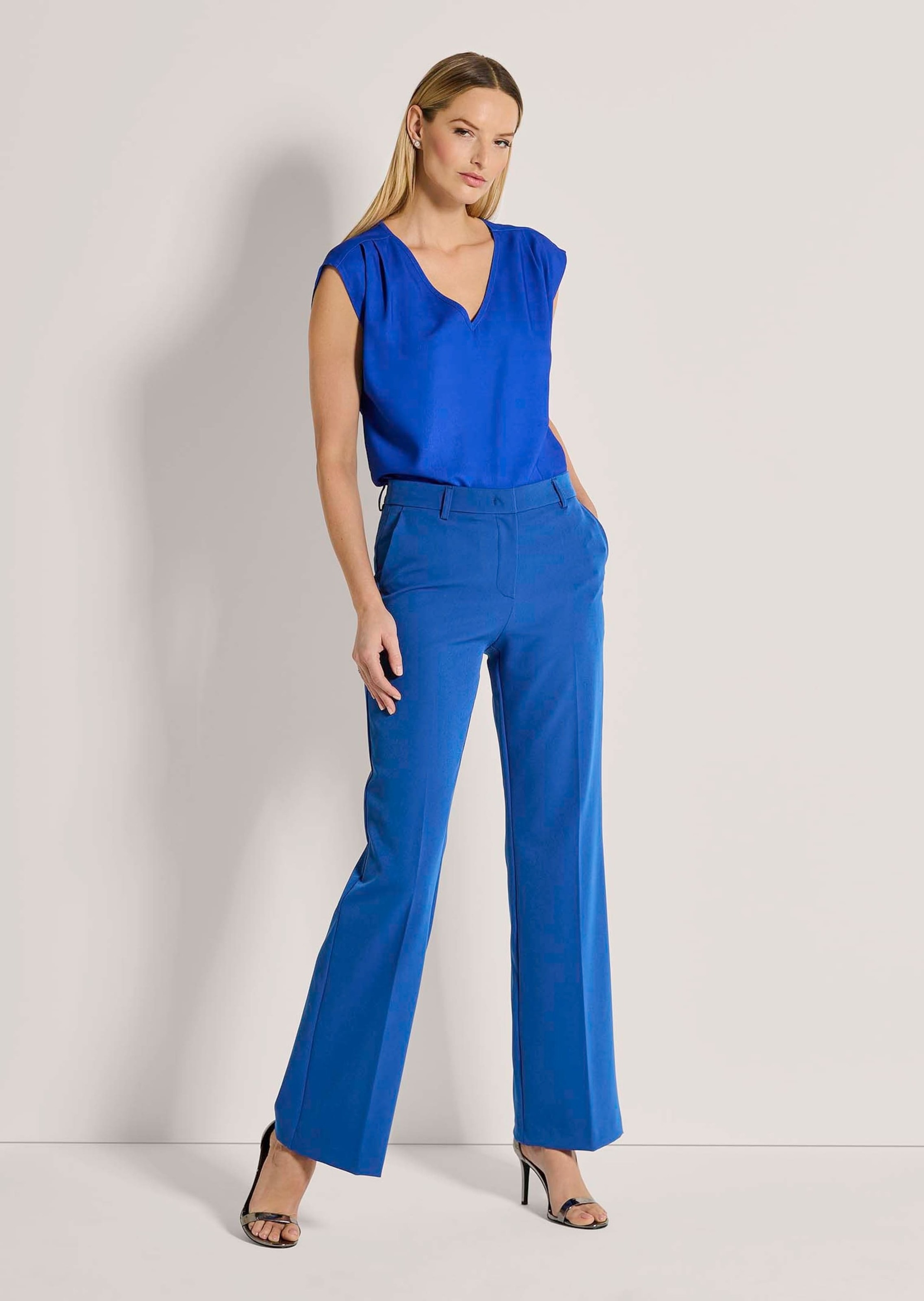 MADELEINE Bügelfaltenhose "Palazzohose Ausgestellte Bügelfalten-Hose" günstig online kaufen