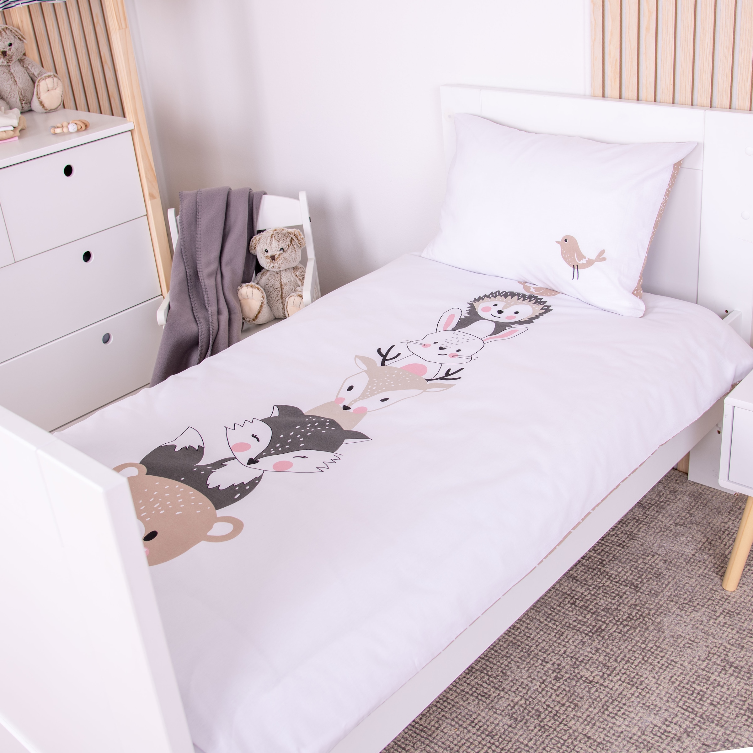 Baby Best Babybettwäsche »babybest Woodland Crew«, mit Wendefunktion