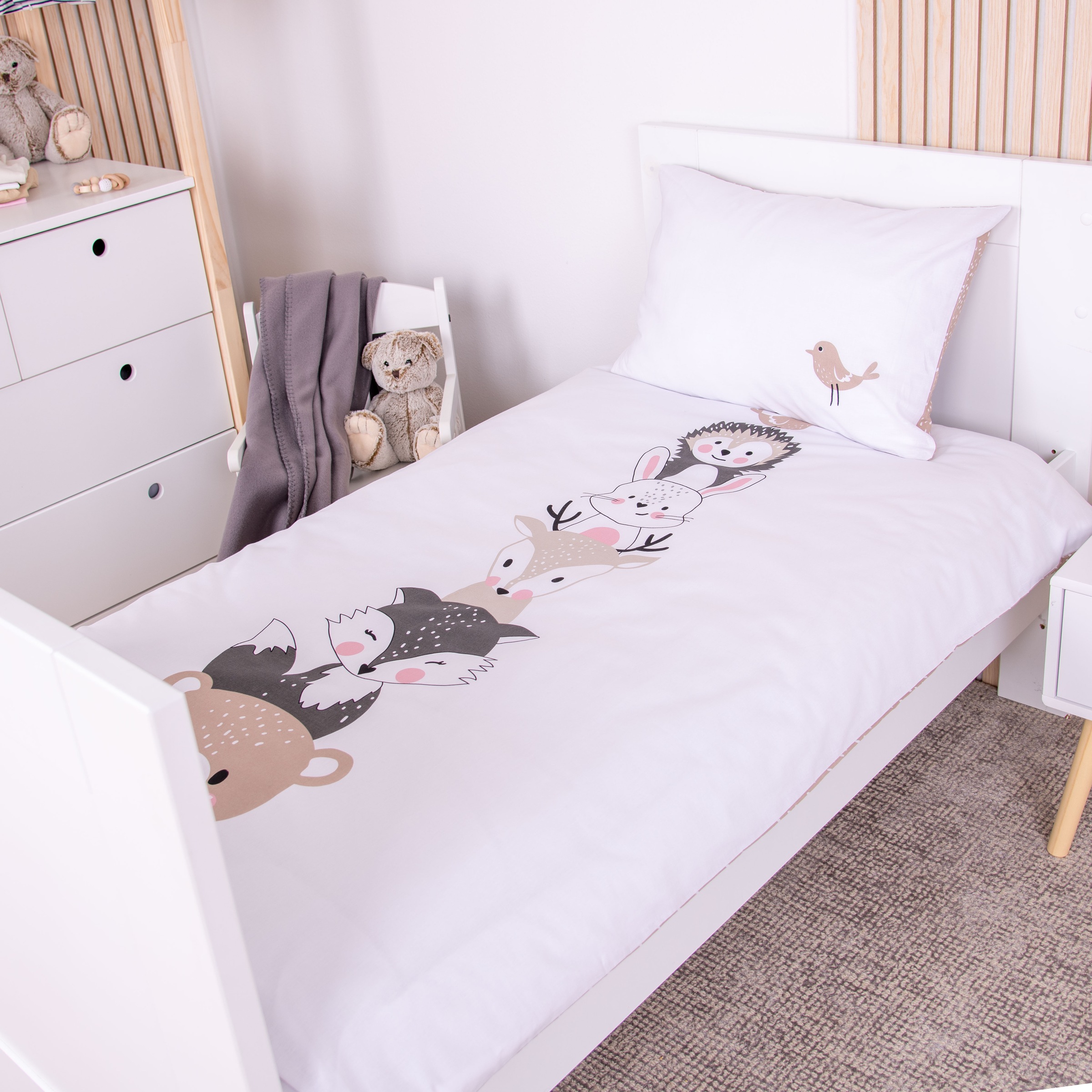 Baby Best Babybettwäsche "babybest Woodland Crew" 1 Stk. mit Wendefunktion günstig online kaufen