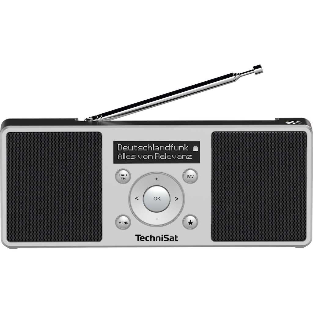 TechniSat Digitalradio (DAB+) »DIGITRADIO 1 S«, (Digitalradio (DAB+)-UKW mit RDS 2 W)