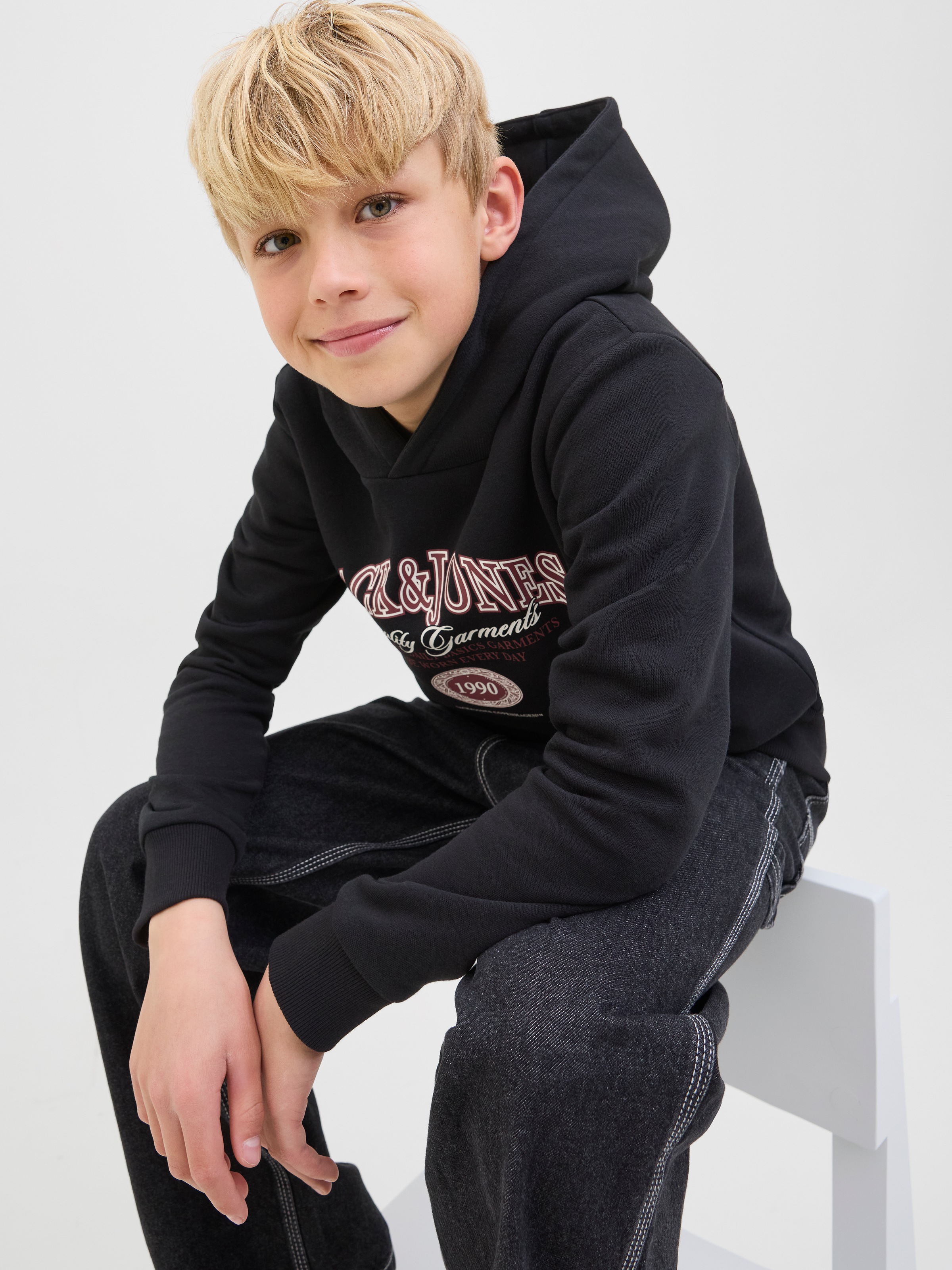 Jack & Jones Junior Kapuzensweatshirt »JJARI BRANDING SWEAT HOOD JNR«