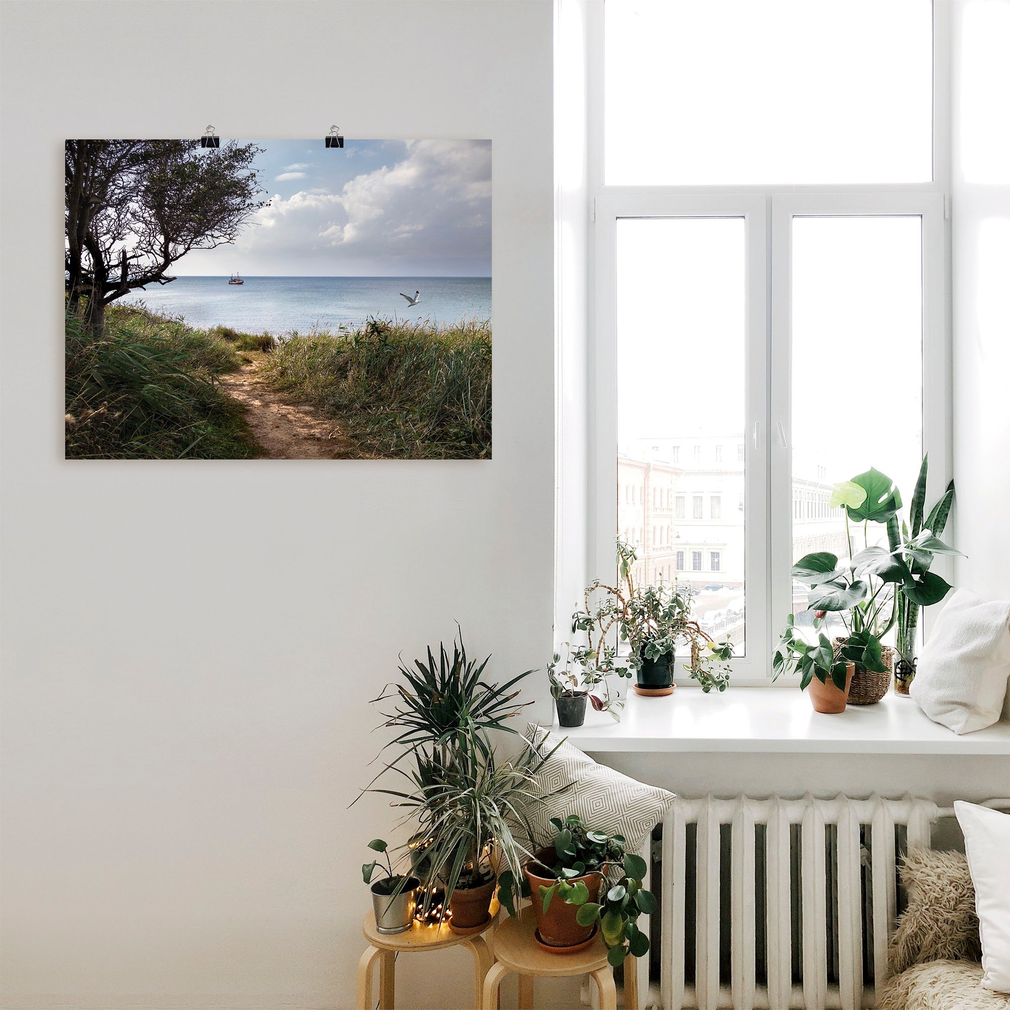 Artland Wandbild »Wege zum Meer....«, Gewässer, (1 St.), als Leinwandbild, Poster in verschied. Größen