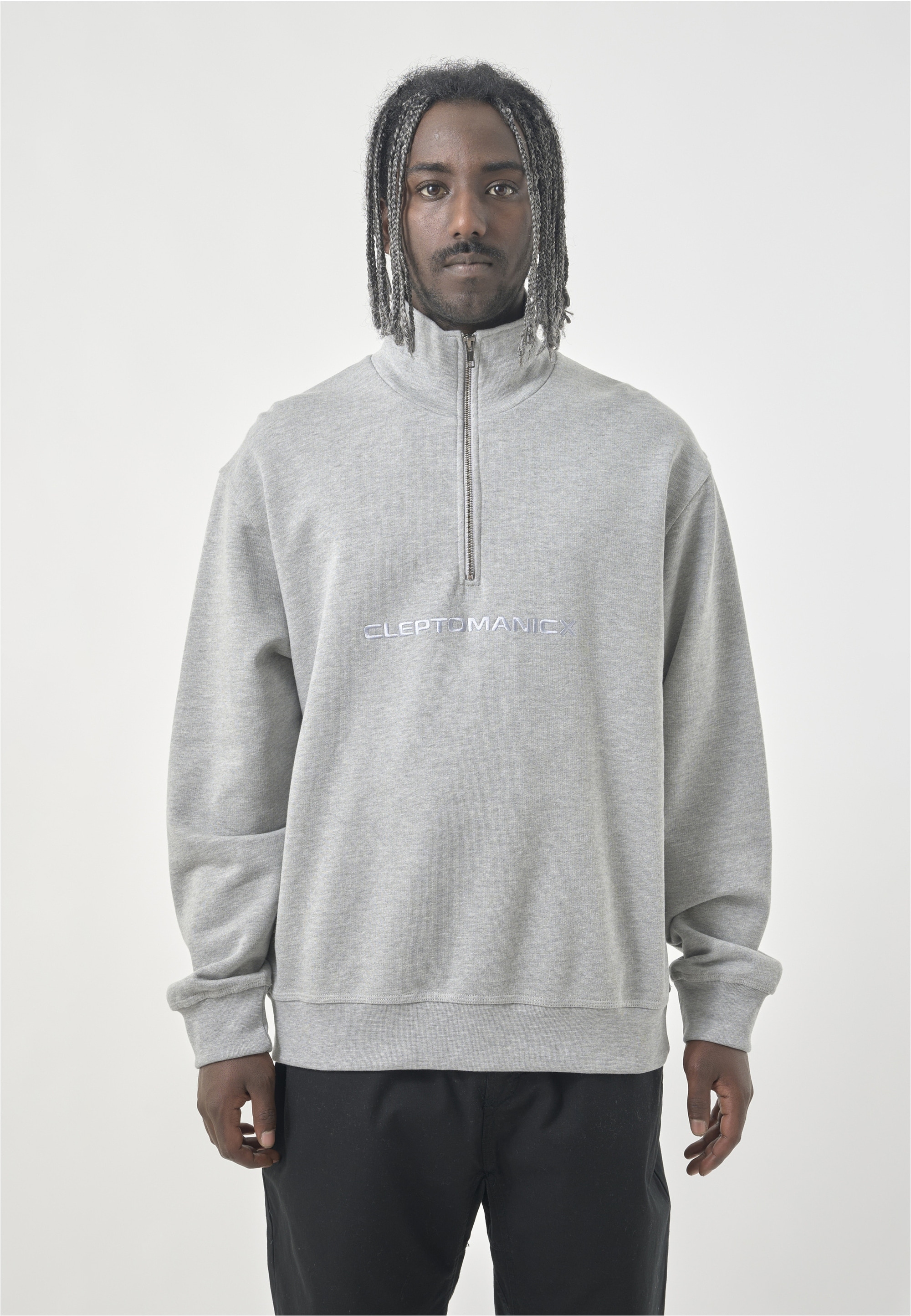Cleptomanicx Strickpullover "Boxy Crewneck Eurostile", Locker geschnitten günstig online kaufen