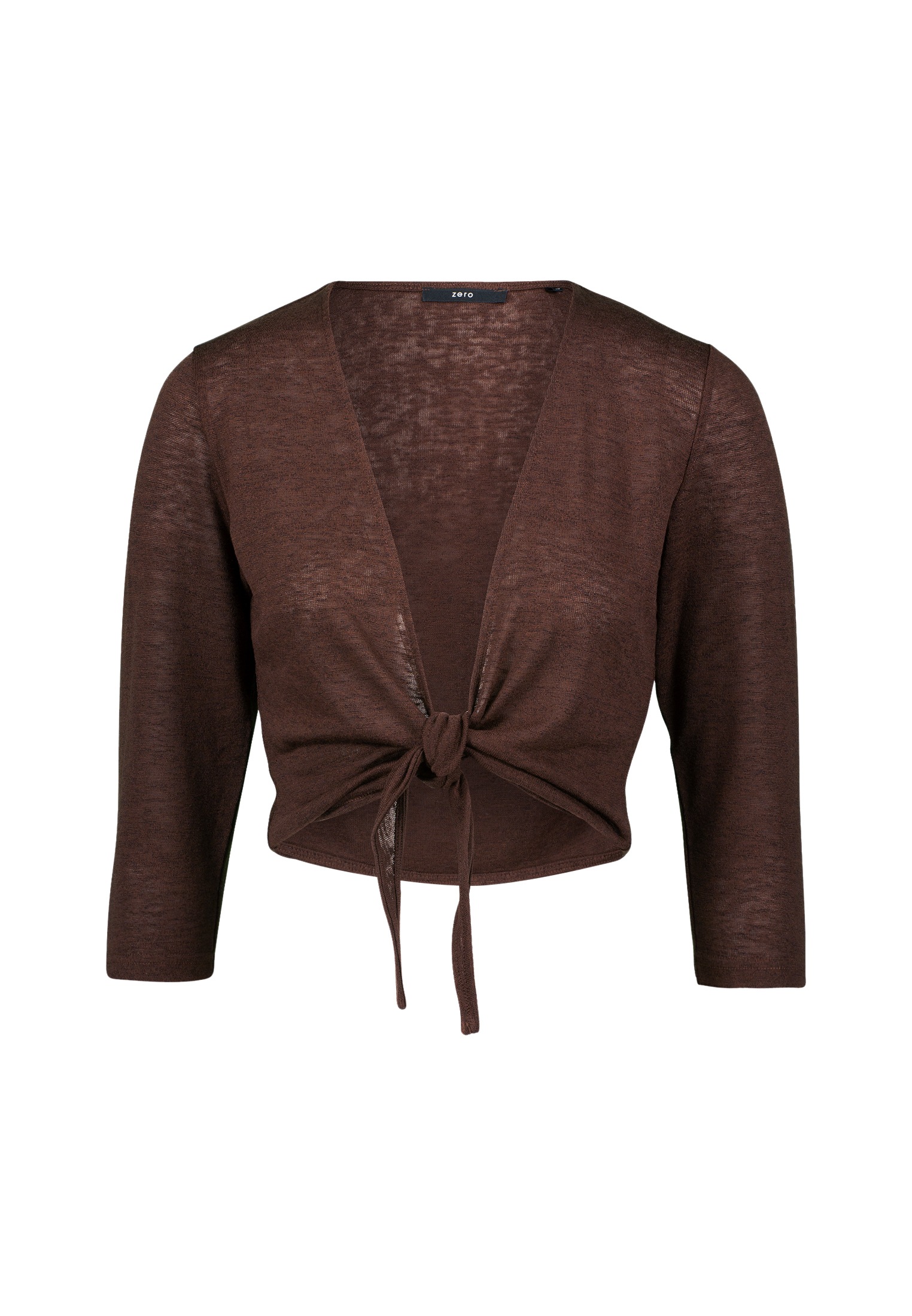 Zero Sweatshirt "zero Strickjacke zum Binden", drapiert /gerafft günstig online kaufen