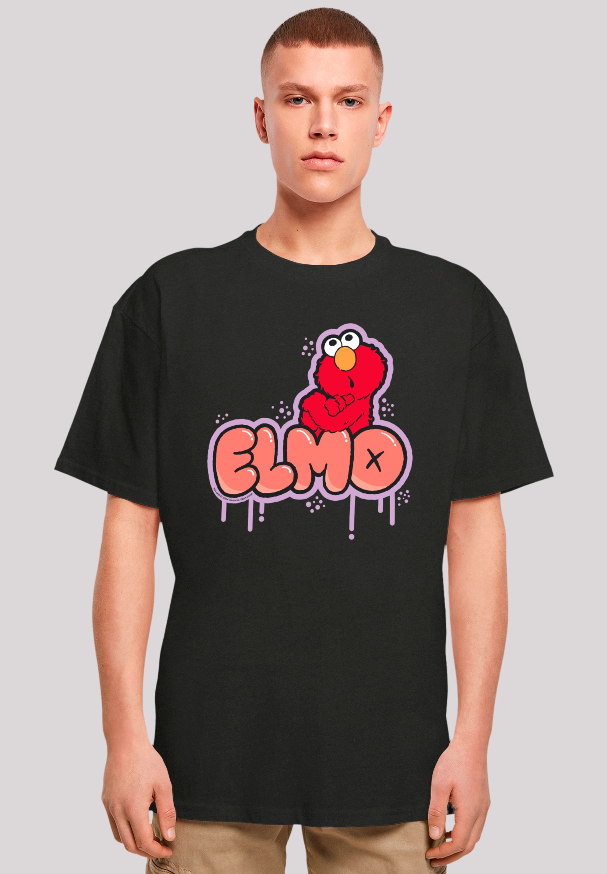 F4NT4STIC T-Shirt "Sesamstraße Elmo NO", Premium Qualität, Weihnachts-Kolle günstig online kaufen