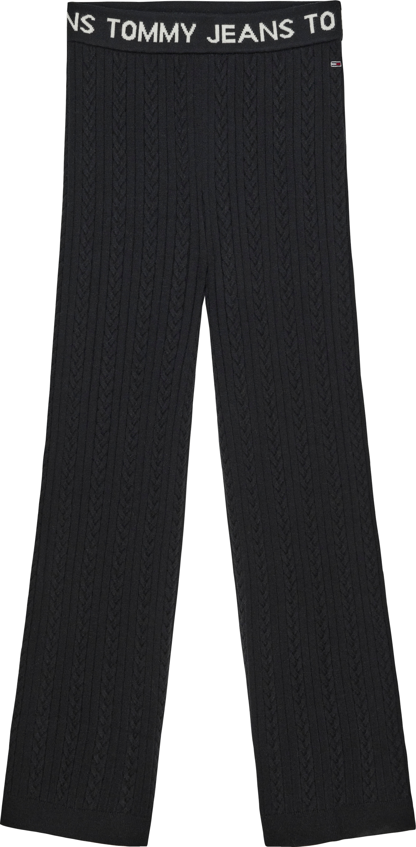 KNIT | bestellen Strickhose Logo- BAUR Tommy Stickerei Tommy »TJW Jeans PANTS«, CABLE Jeans mit