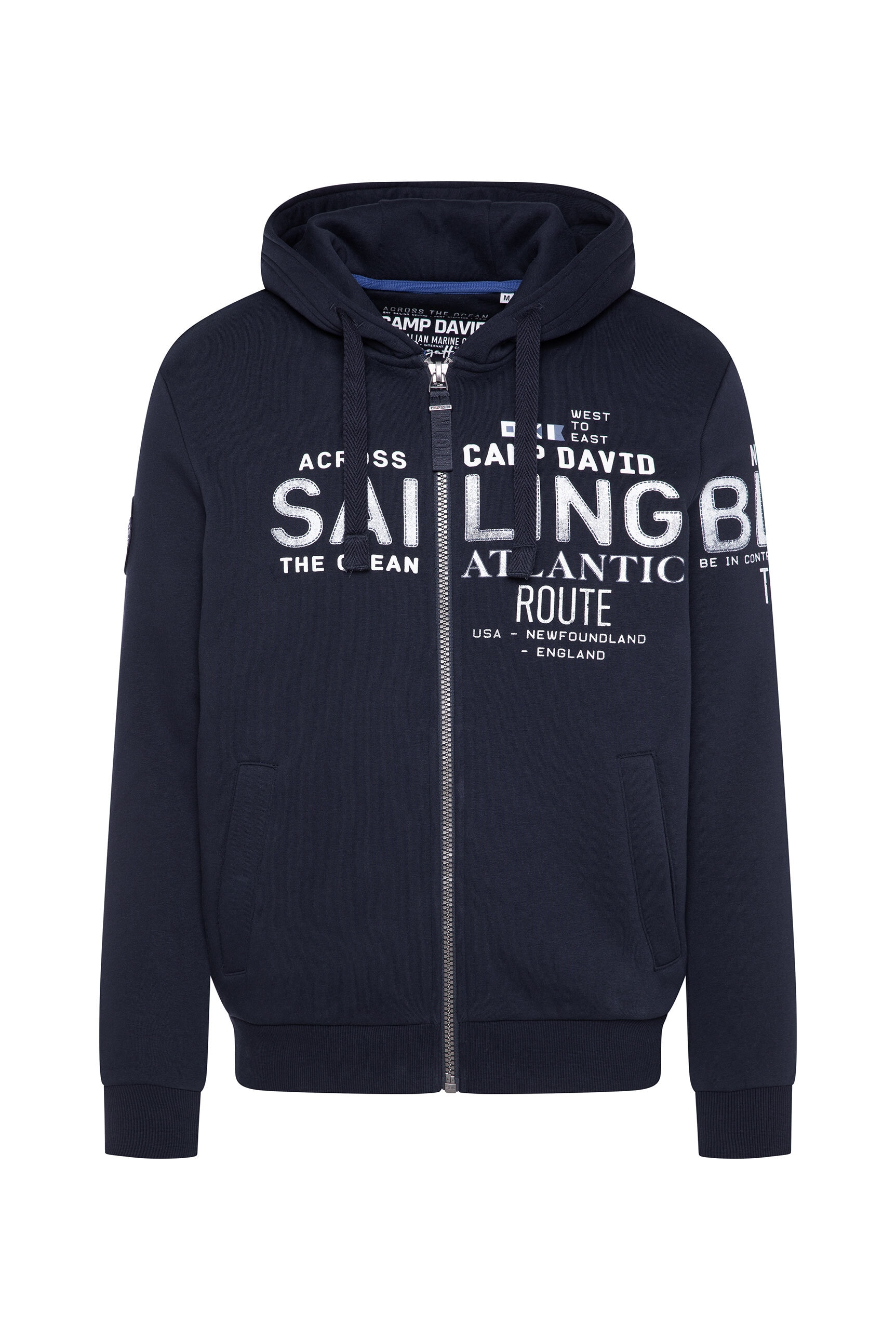 CAMP DAVID Kapuzensweatjacke, mit weicher Innenseite