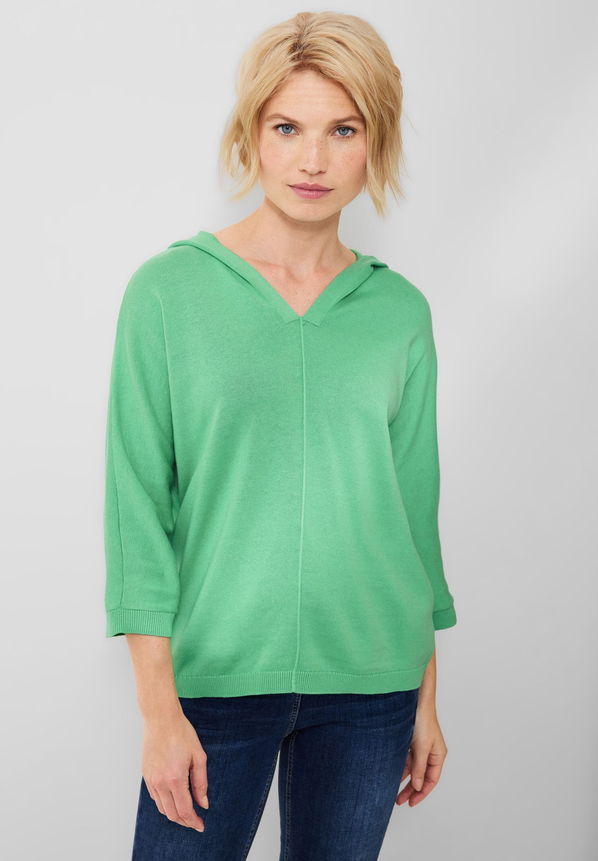 Cecil Kapuzenpullover in Unifarbe