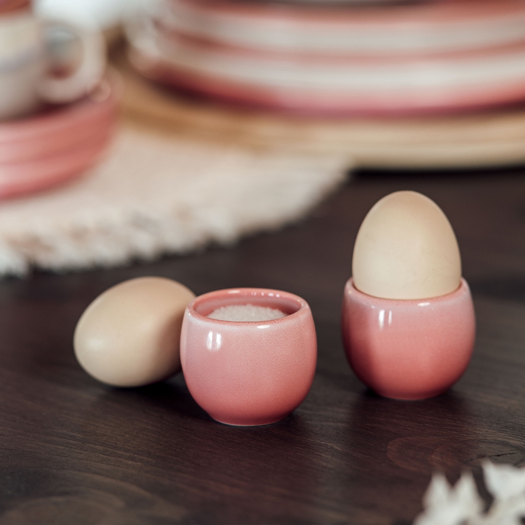 like. by Villeroy & Boch Eierbecher »Eierbecher Perlemor Home Coral 50 ml 2er Set rosa-rot«