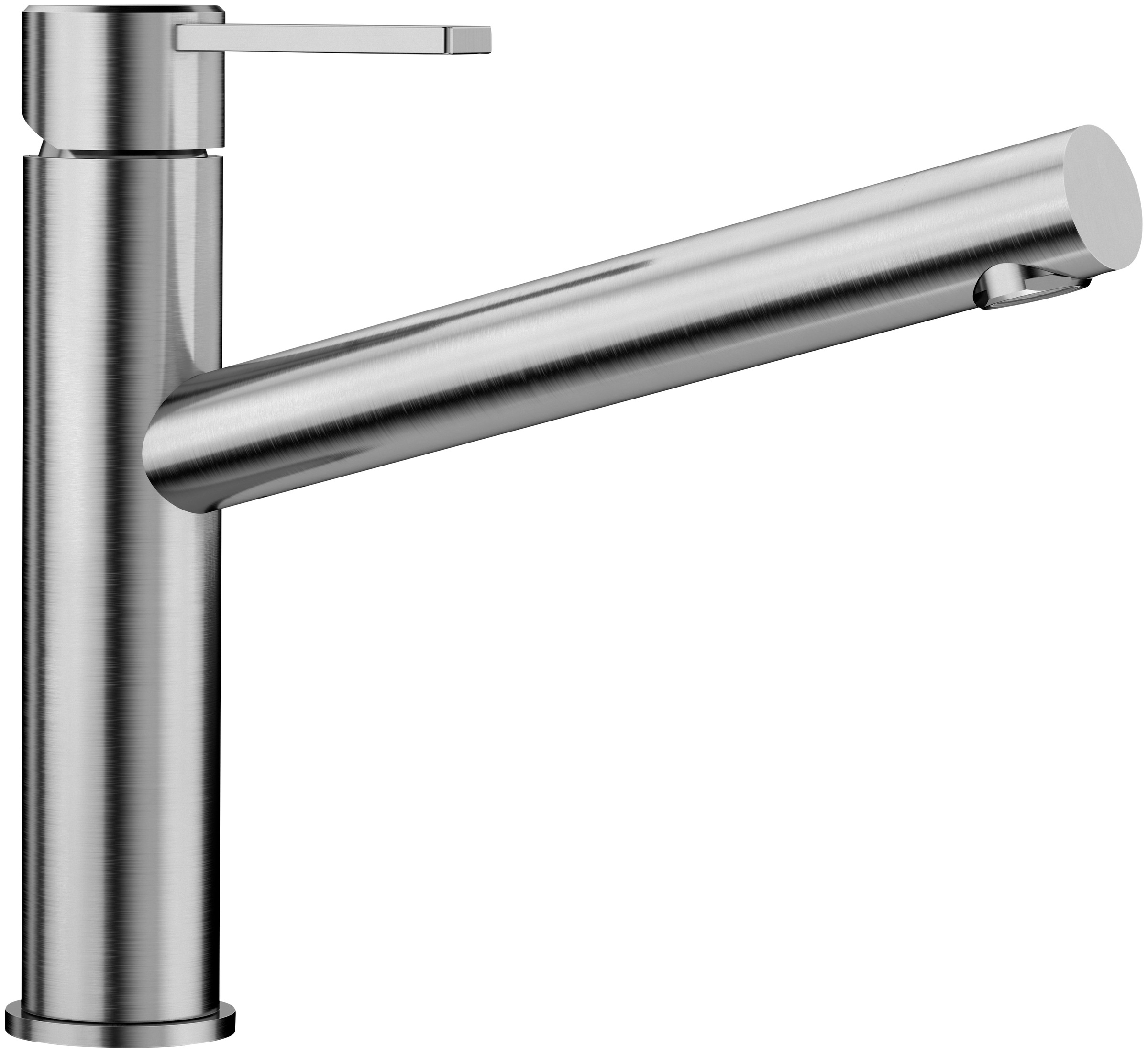 Küchenarmatur BLANCO, B:5,2cm H:22,7cm T:27,5cmedelstahl gebürstet, Edelstahl, Armaturen, "AMBIS", Hochdruck, hochwertige Ausführung in massivem