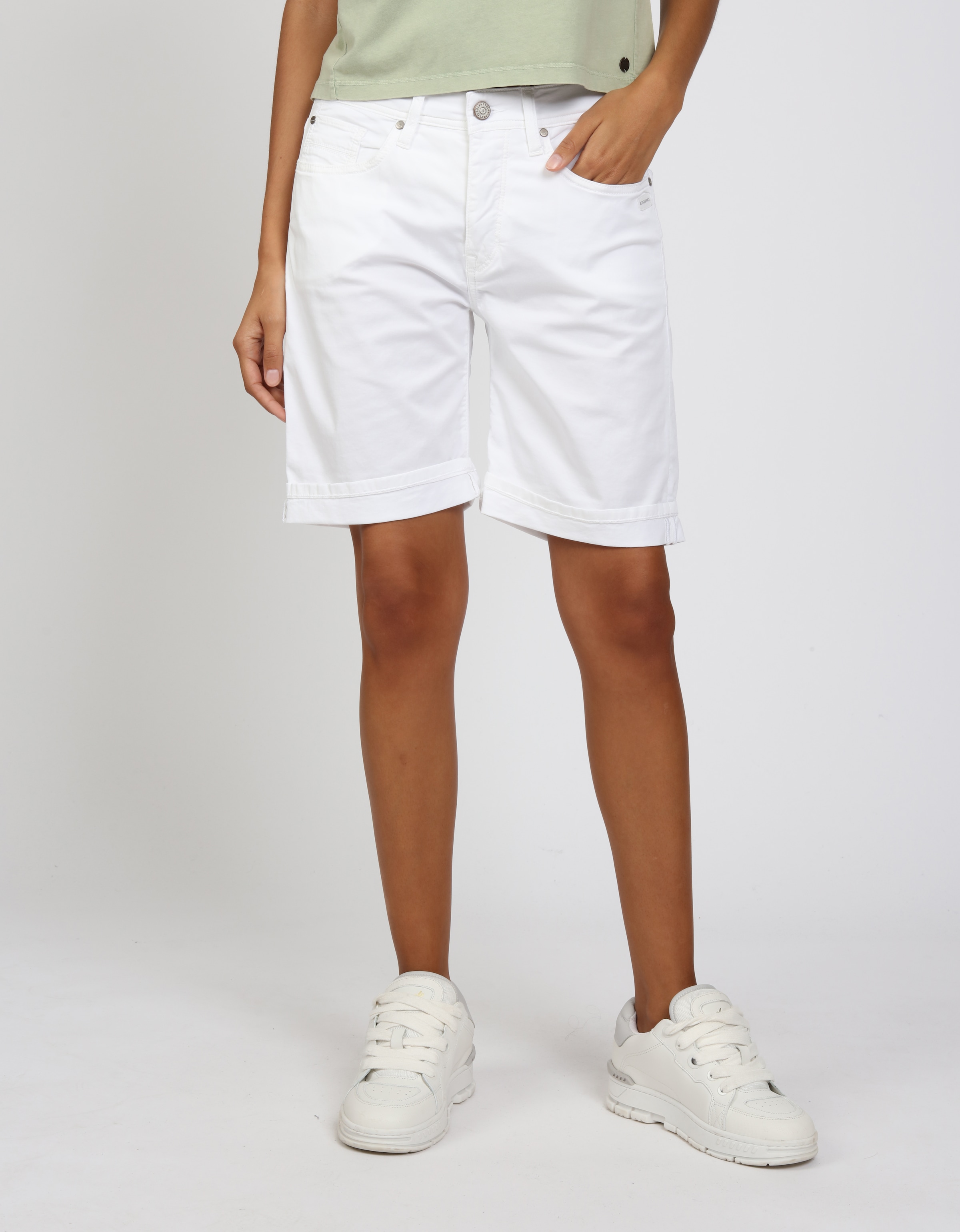 GANG Shorts "94NICA SHORTS" mit Knopfleiste, Boyfriend Fit günstig online kaufen