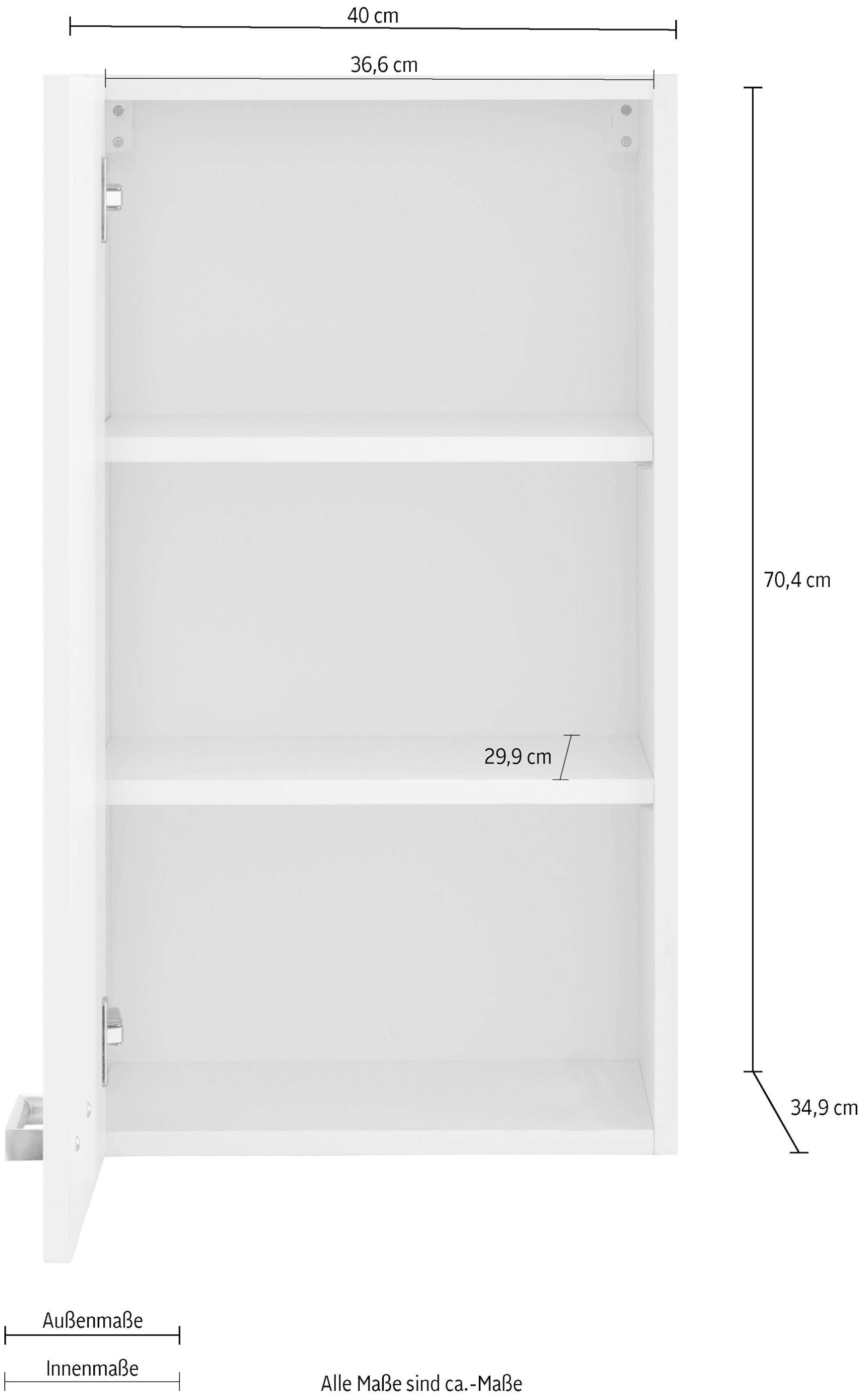 OPTIFIT Hängeschrank »Parma«, Breite 40 cm
