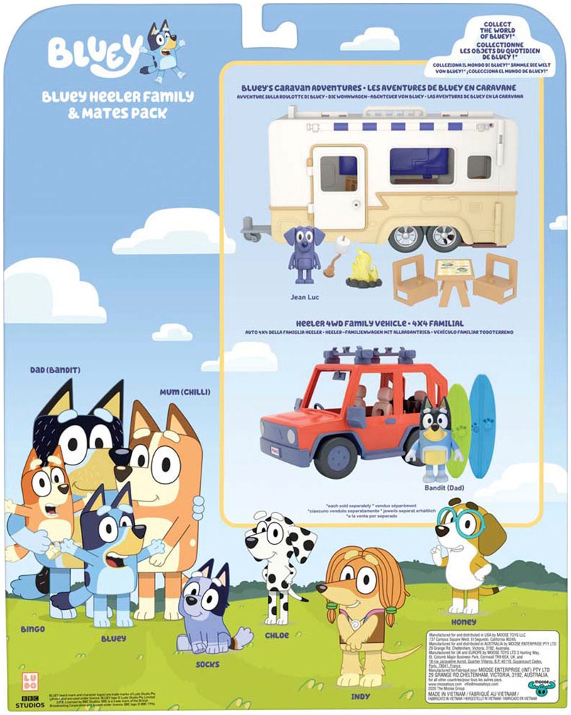 Moose Spielfigur »Bluey & Familie 8er Mega-Pack«