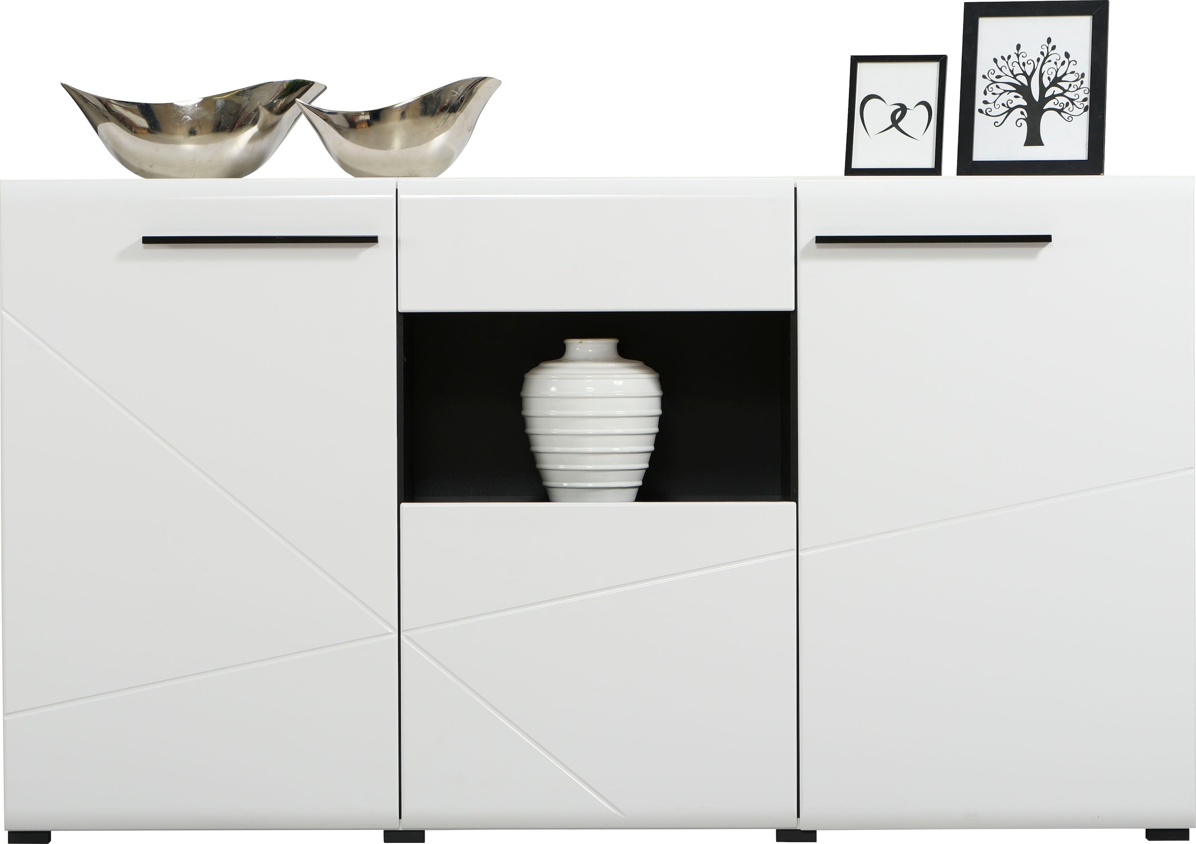 INOSIGN Sideboard »Trentino«, Kommode, Briete ca. 173 cm, Soft-Close-Funktion, Hochglanzfronten