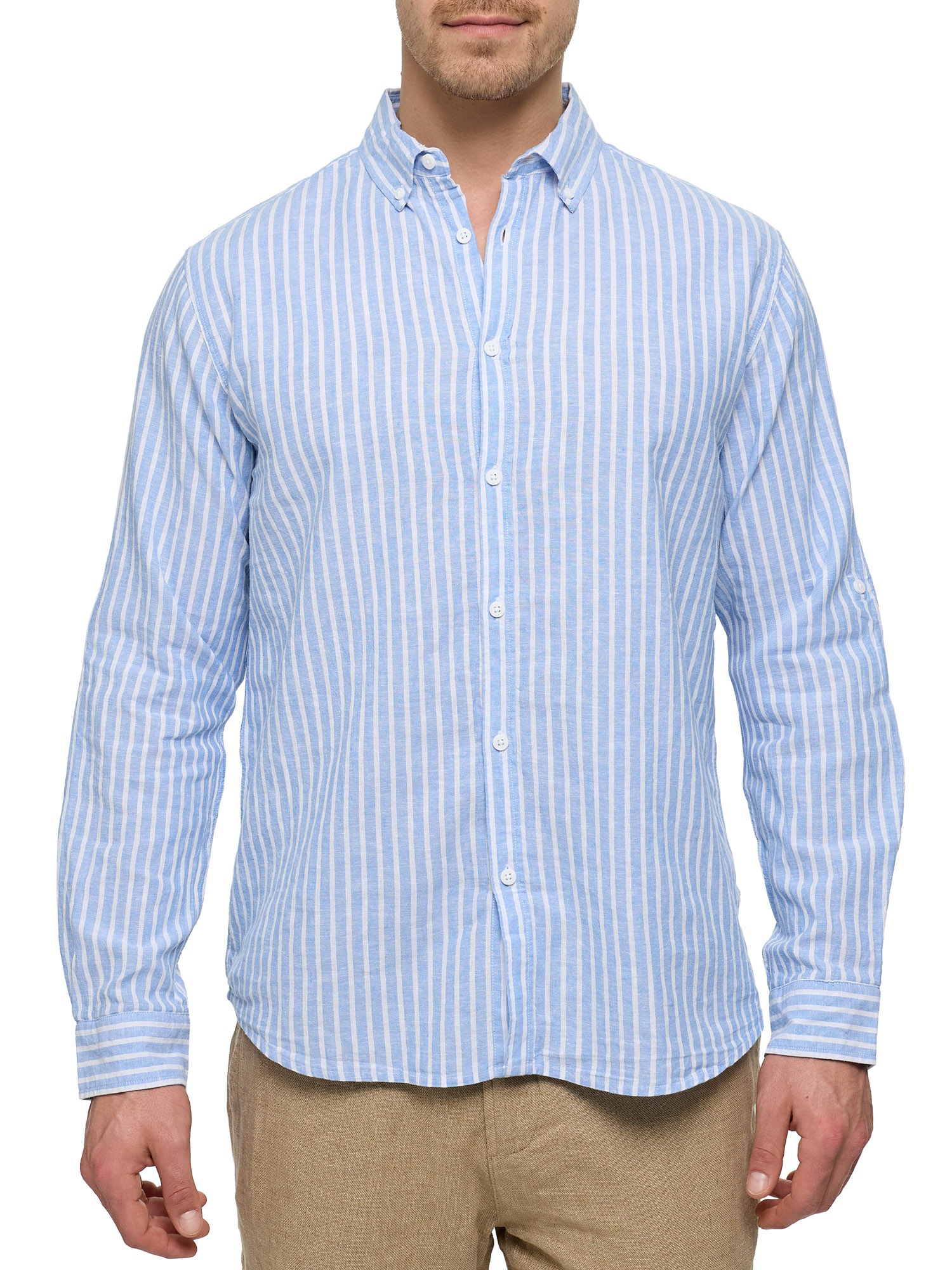 Indicode Langarmhemd "INBrayden" günstig online kaufen