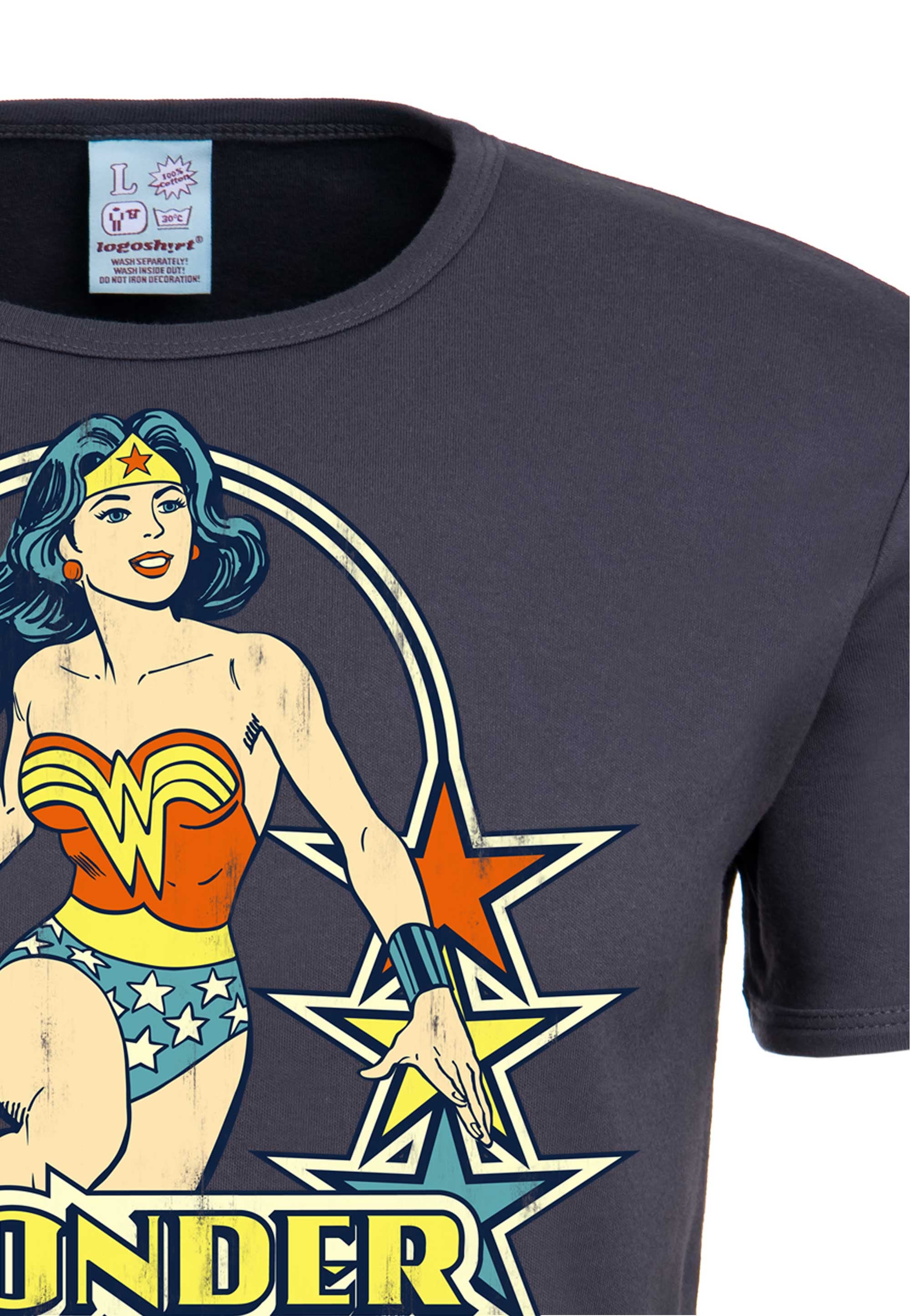 LOGOSHIRT T-Shirt »Wonder Woman«, ▷ BAUR Ausschnitt für | rundem mit