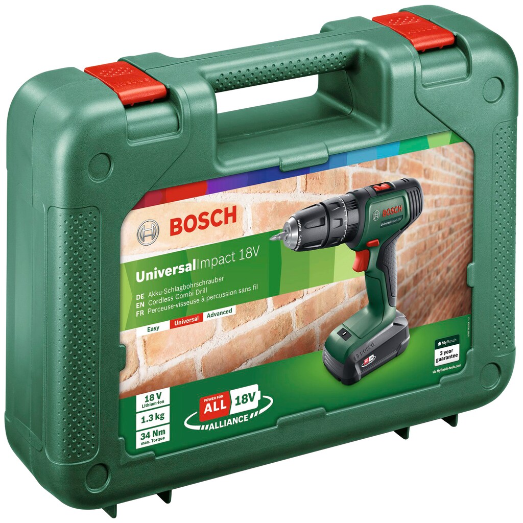 Bosch Home & Garden Akku-Schlagbohrschrauber »UniversalImpact 18V«