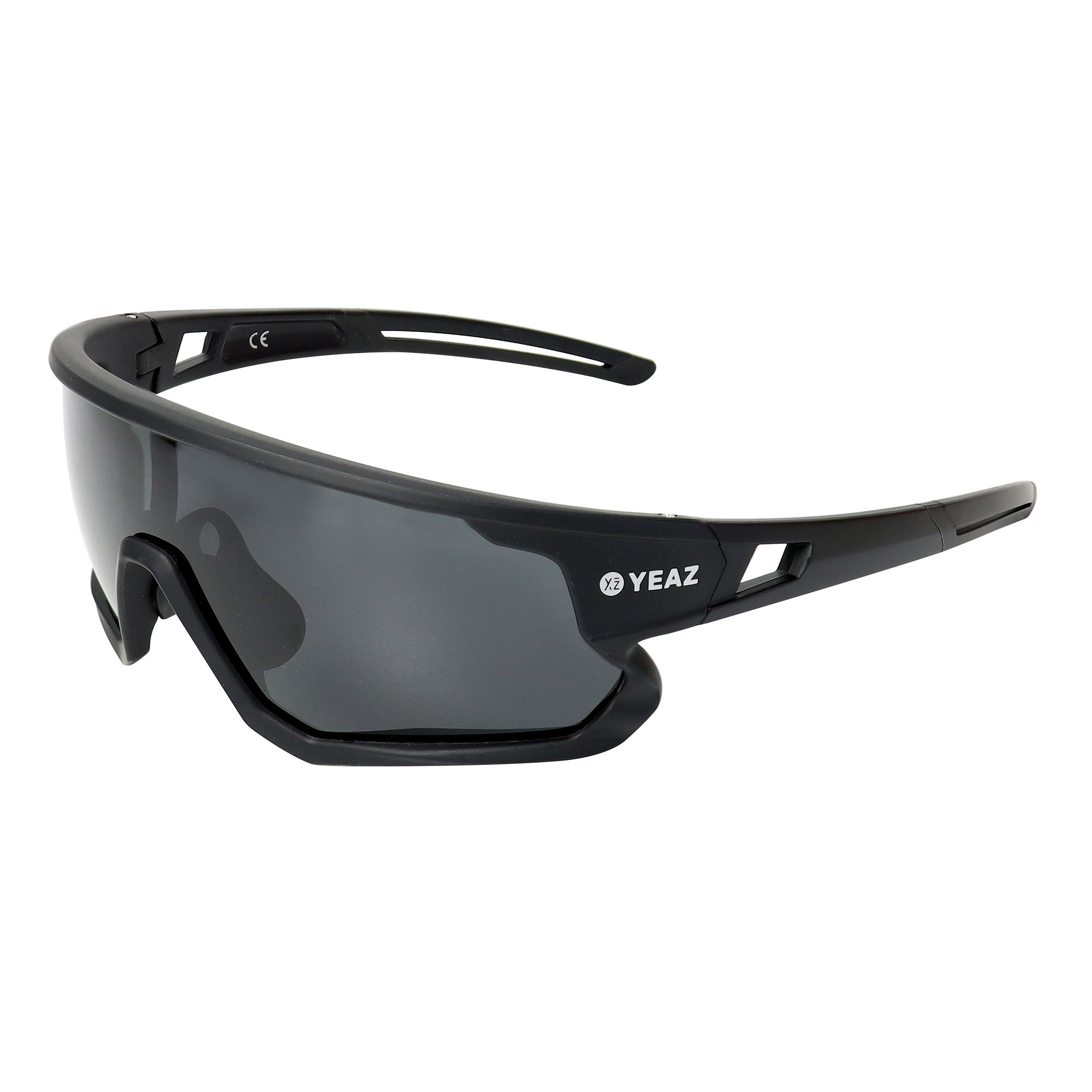 YEAZ Damen Sportbrille "Sport-Sonnenbrille Black SUNRISE", schwarz, Sonnenbrillen