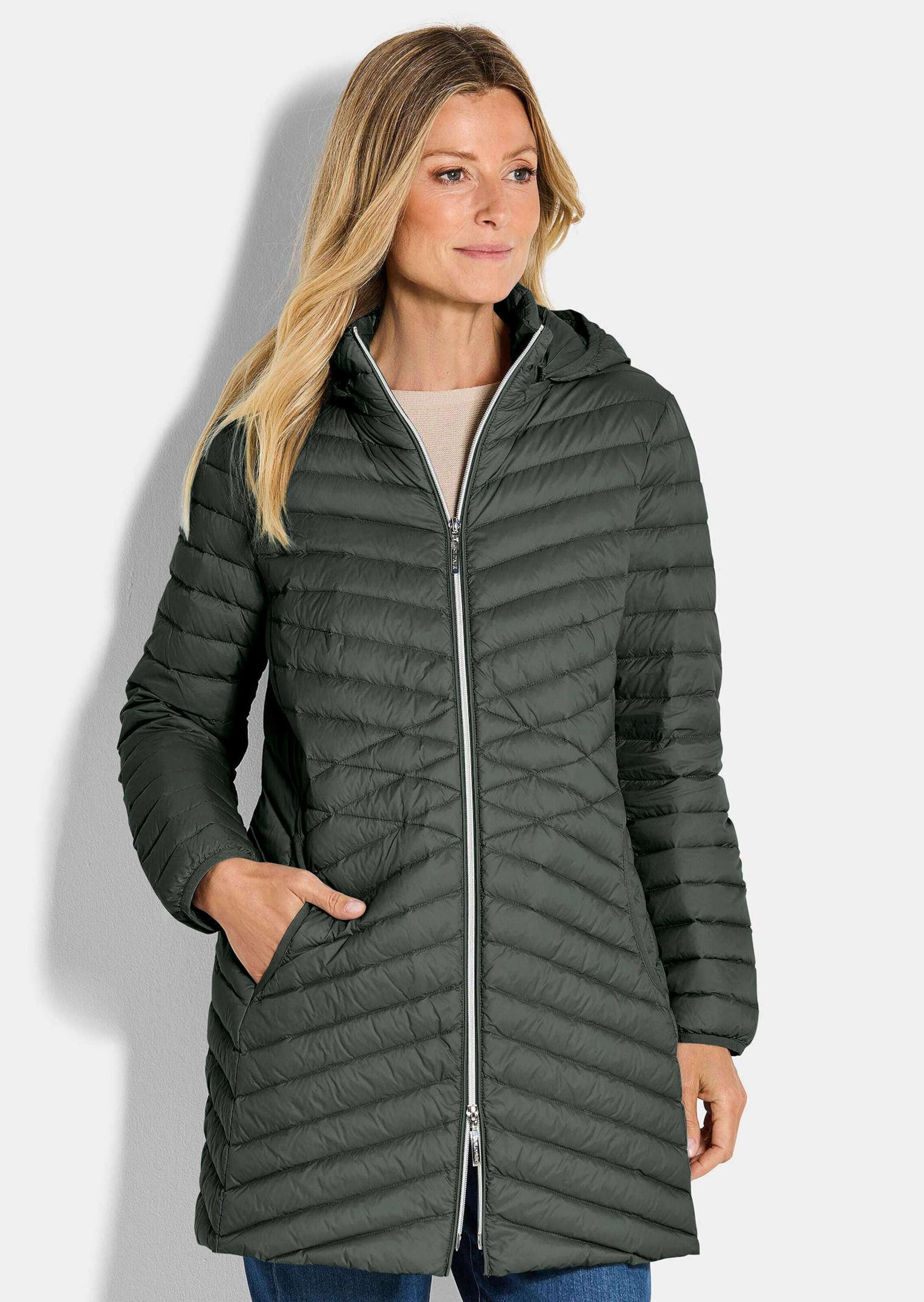 GOLDNER Winterjacke »Daunenmantel mit femininer Steppung«