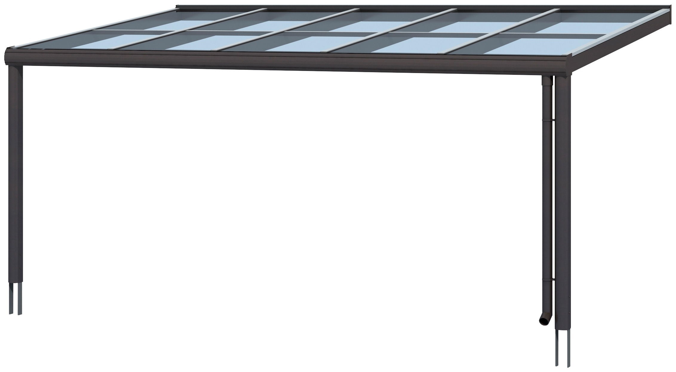 Skanholz Terrassendach »Modena«, 541 cm Breite, verschiedene Tiefe